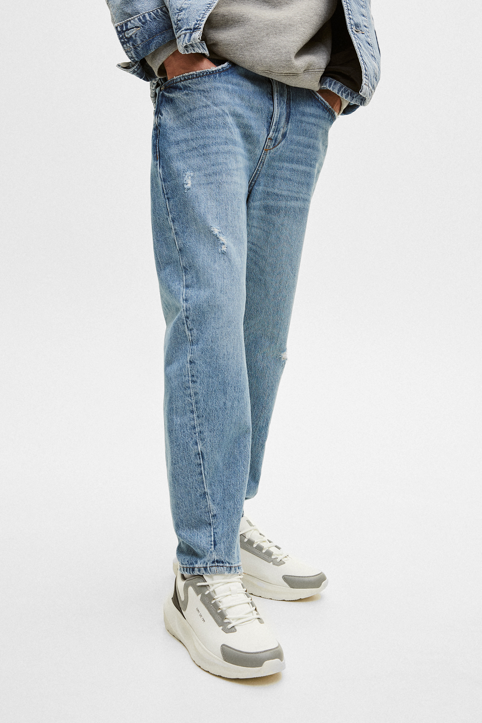 Jeans corte carrot - PULL\u0026BEAR