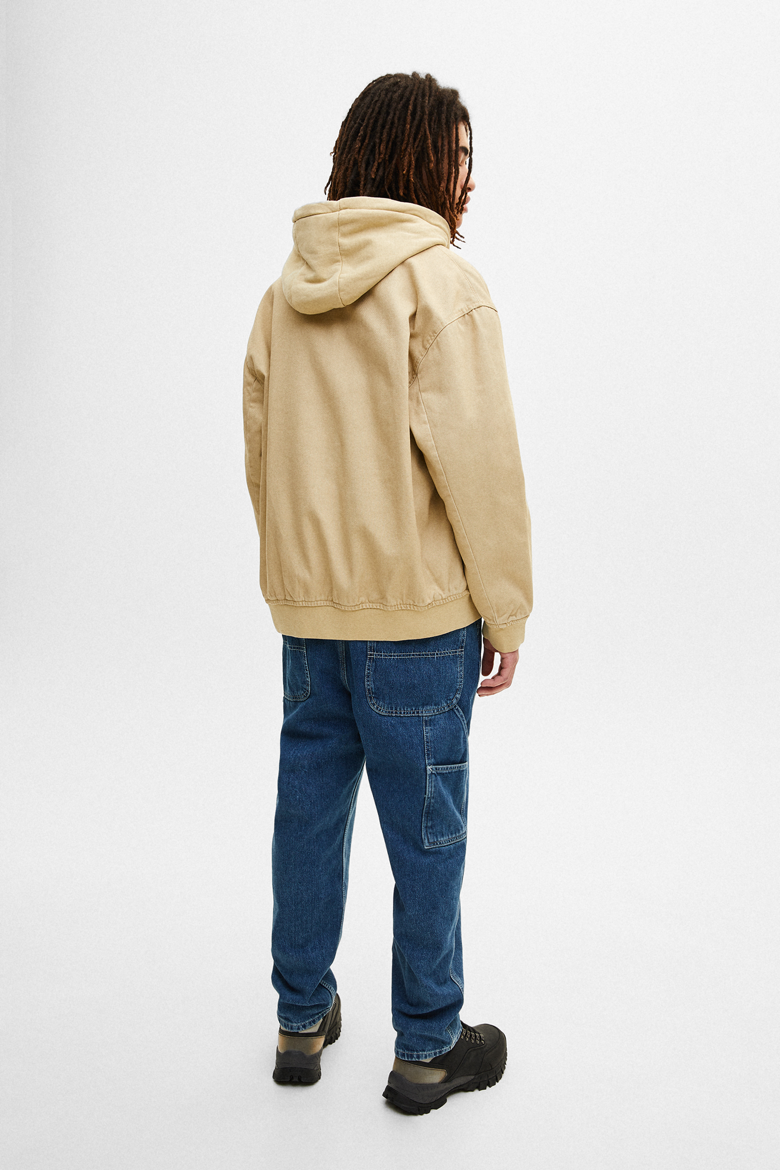 Cazadora bomber capucha sudadera - PULL\u0026BEAR