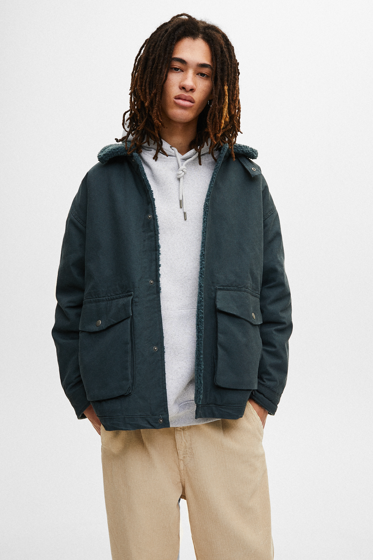pull and bear utility jacket