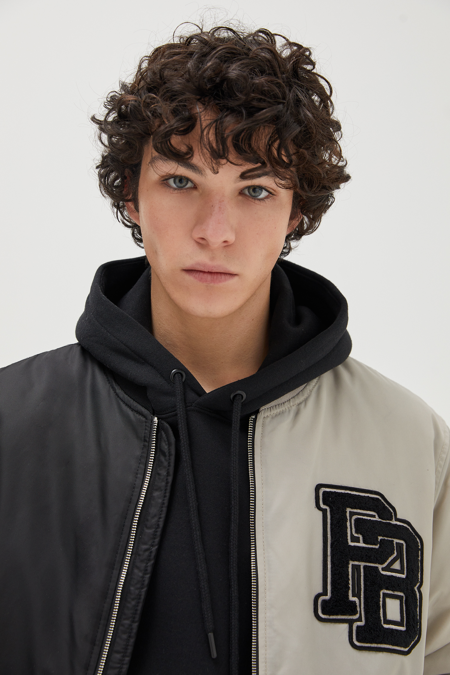 pull and bear colour block jacket