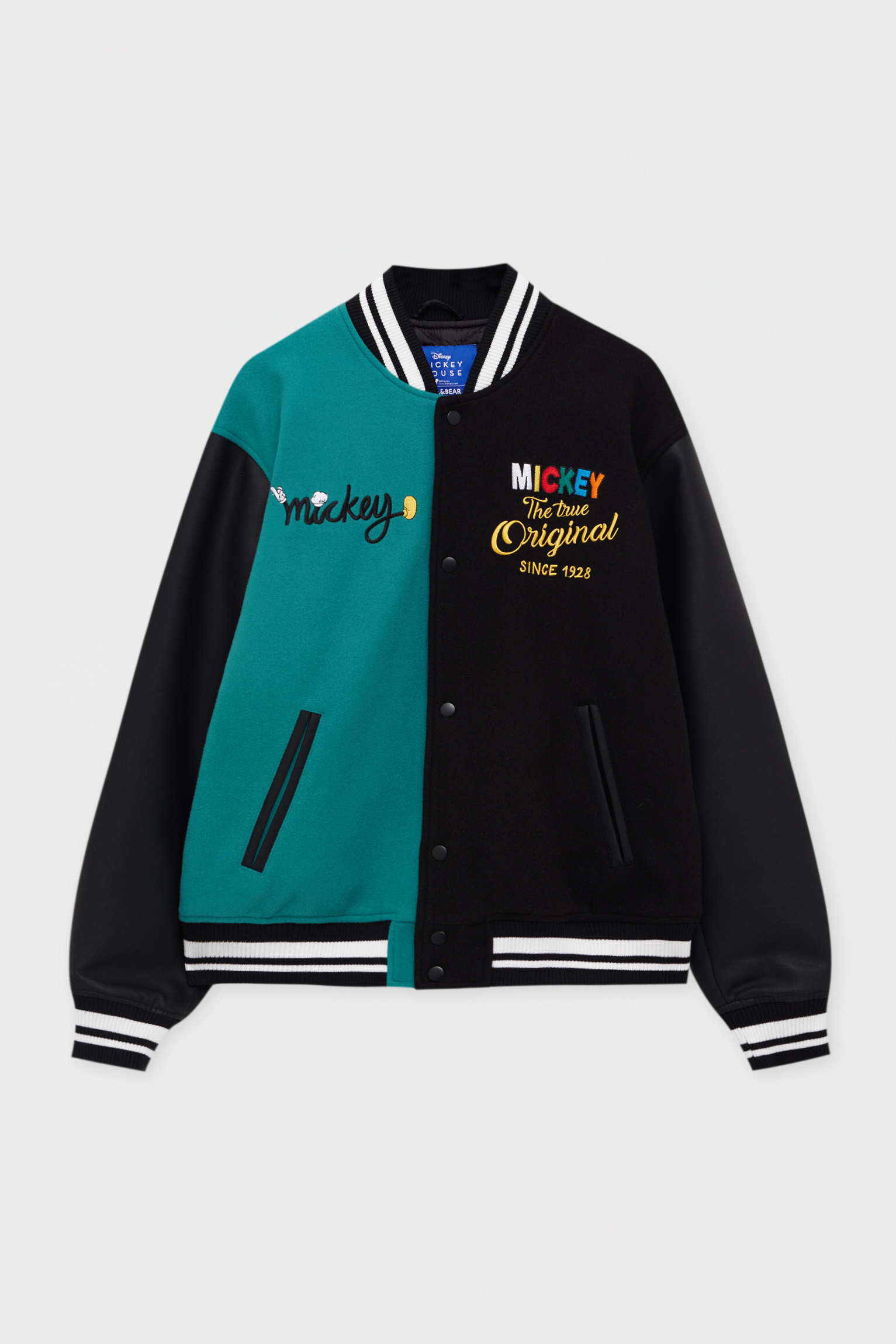mickey mouse varsity jacket womens