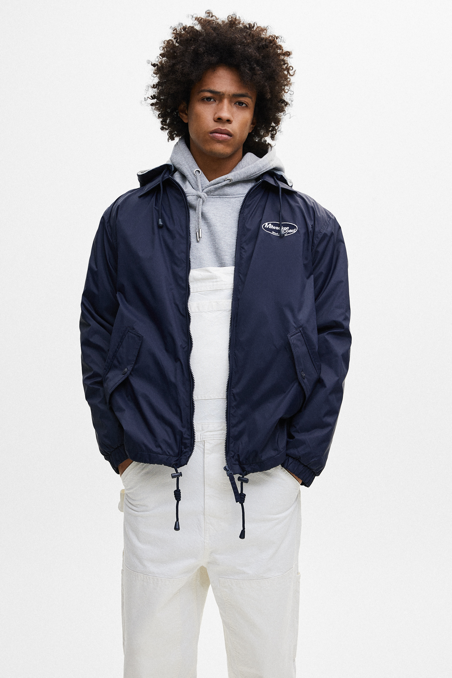 pull and bear nylon jacket