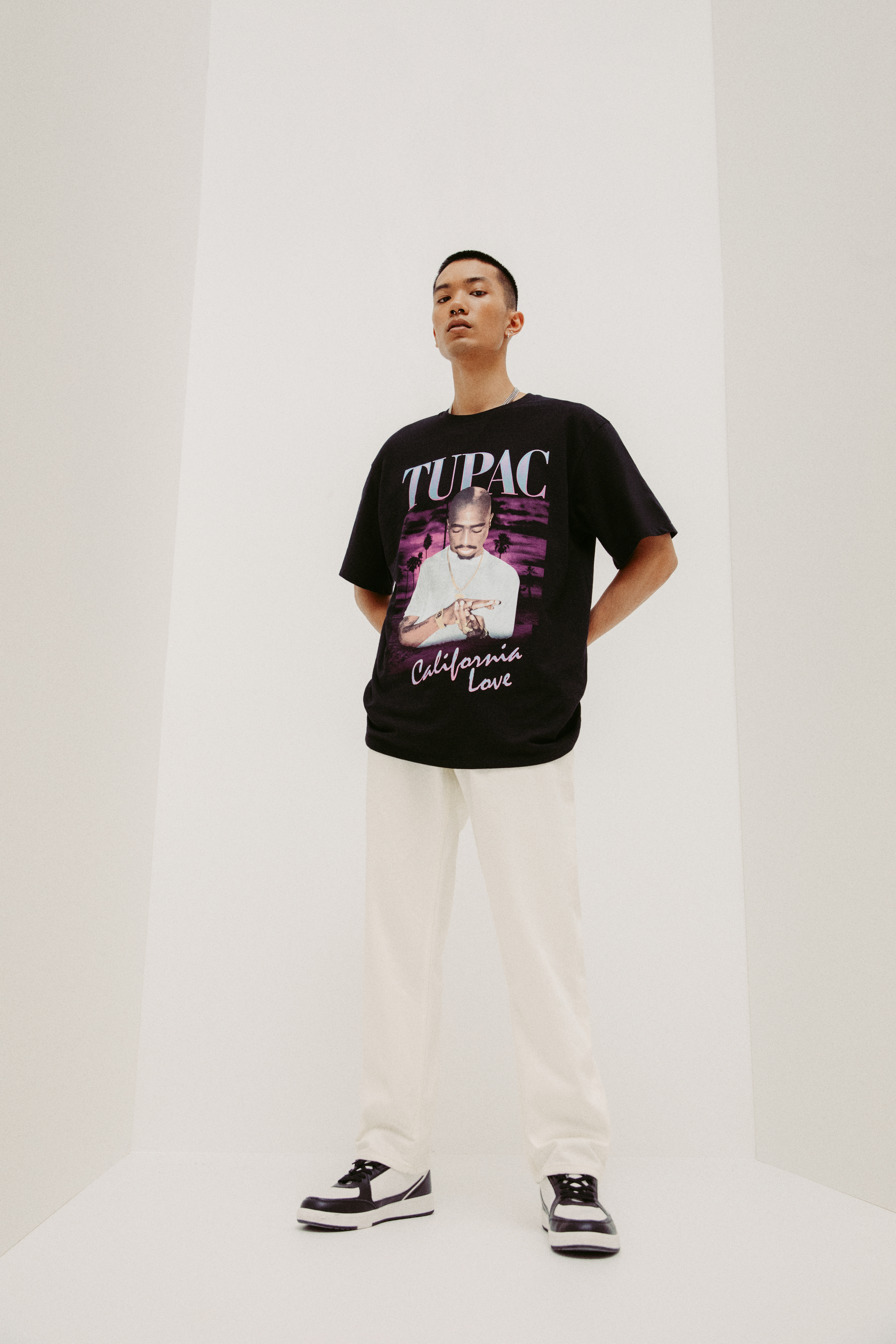 camisa tupac pull and bear