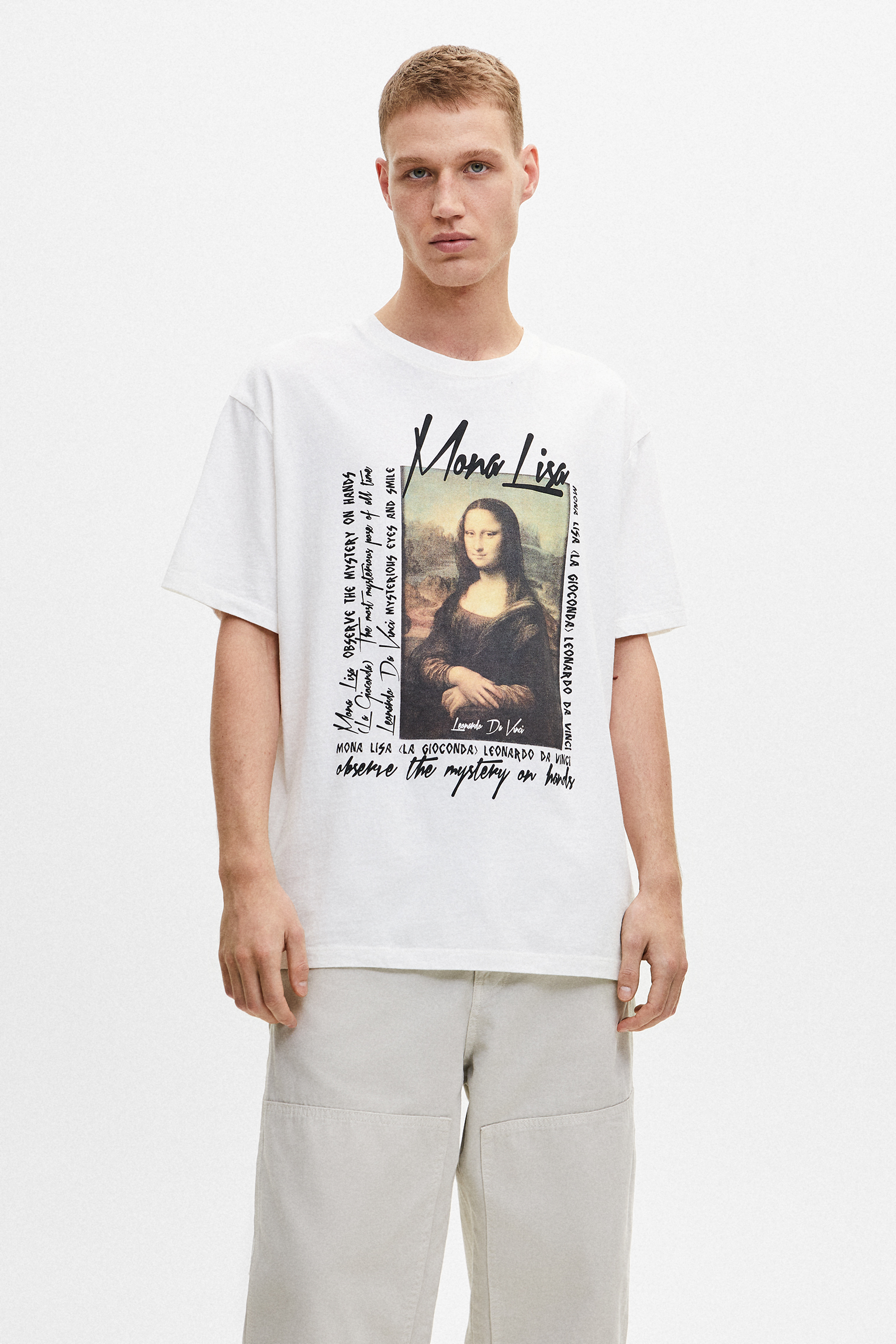 Compra Sudadera negra Mona Lisa Pull \u0026 Bear al mejor precio - Shoptize