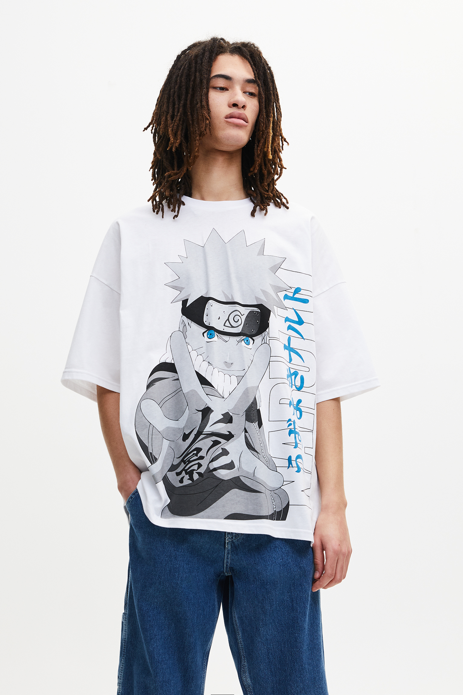 Camiseta Naruto print delantero - PULL\u0026BEAR