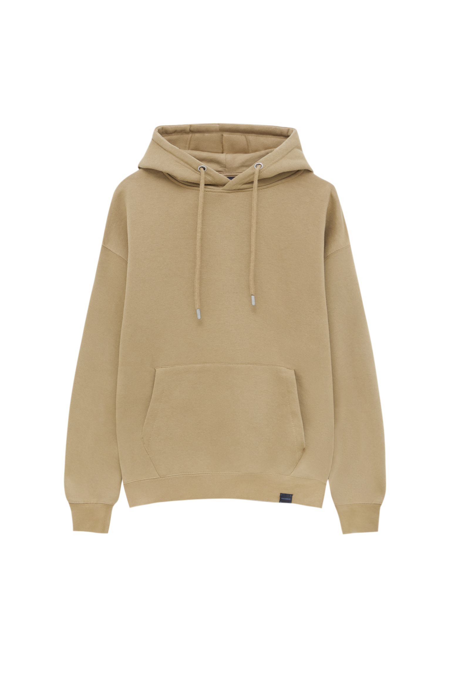 Felpa basic tasca a marsupio e cappuccio - PULL\u0026BEAR