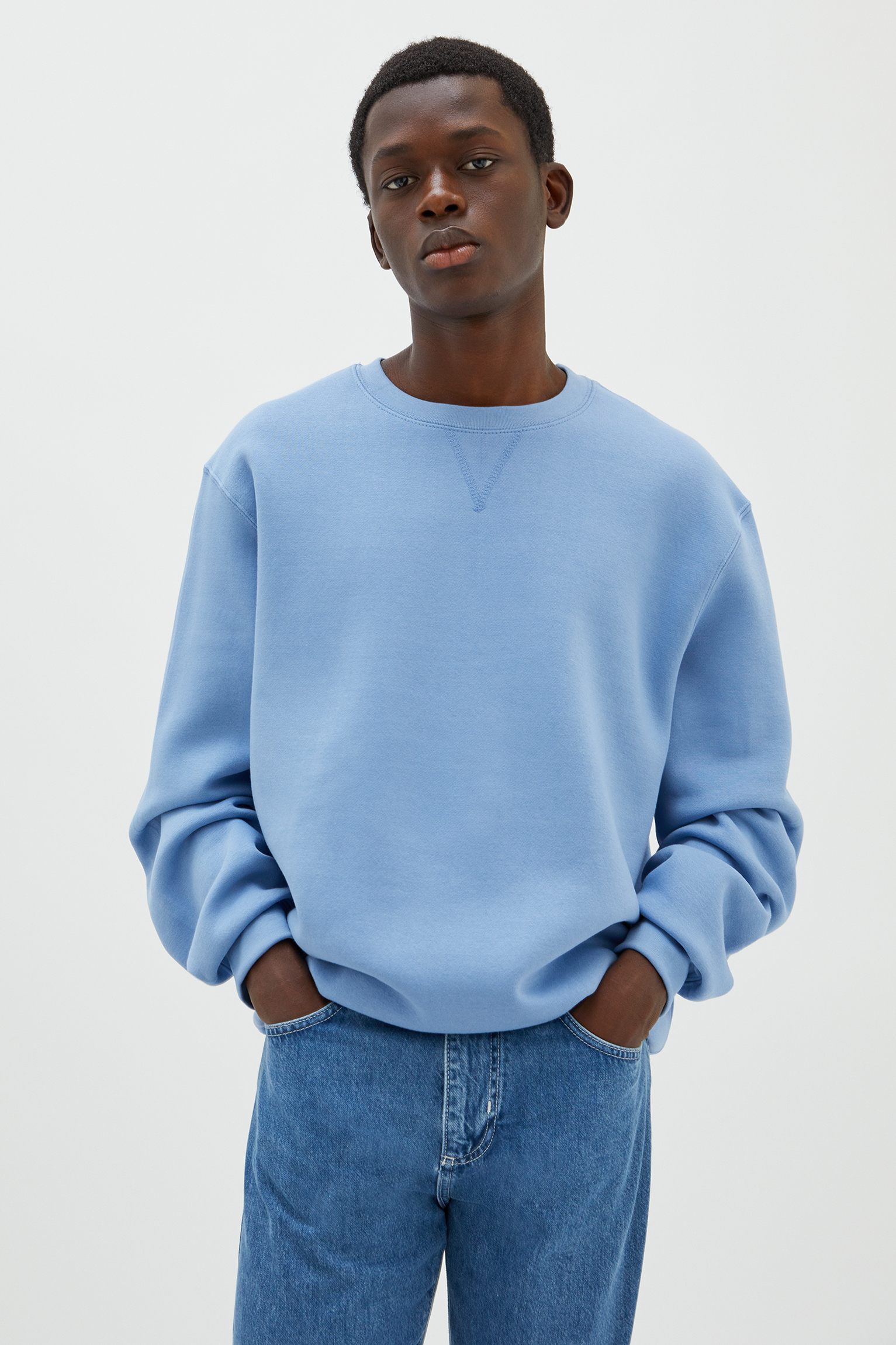 Sudadera cuello redondo básica colores - PULL\u0026BEAR