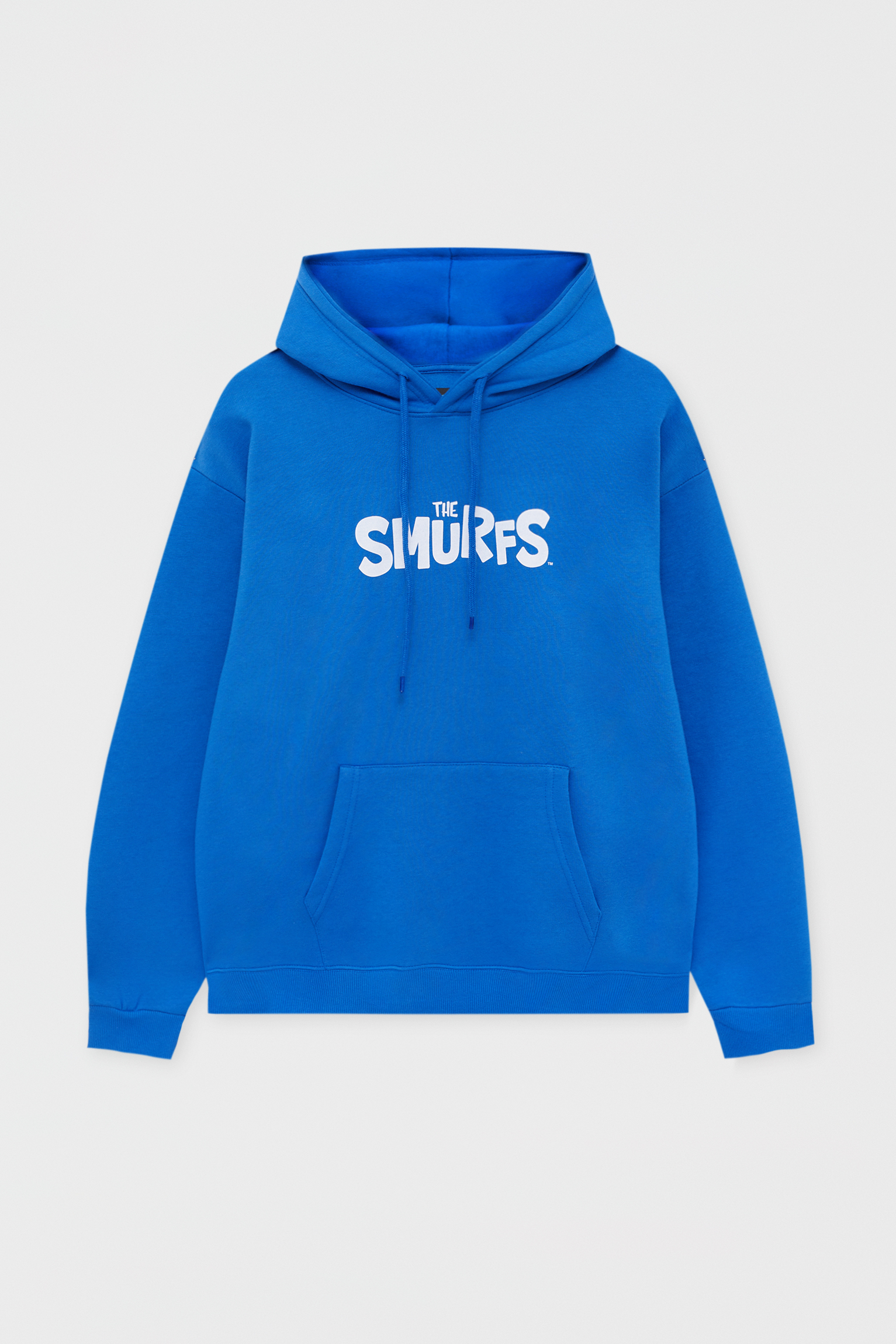 Sudadera capucha Pitufos azul - PULL\u0026BEAR