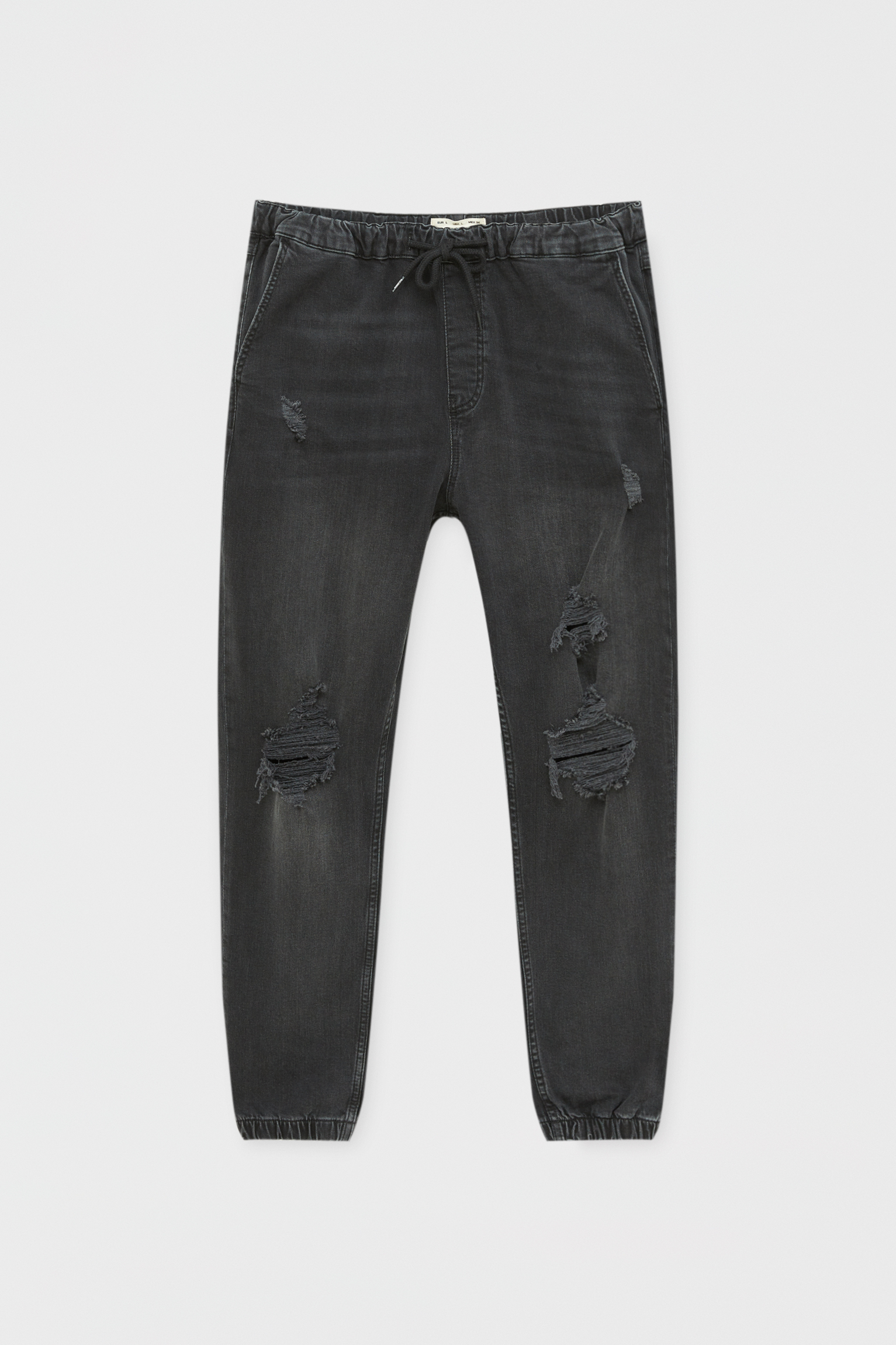 Jeans jogger rotos - PULL\u0026BEAR