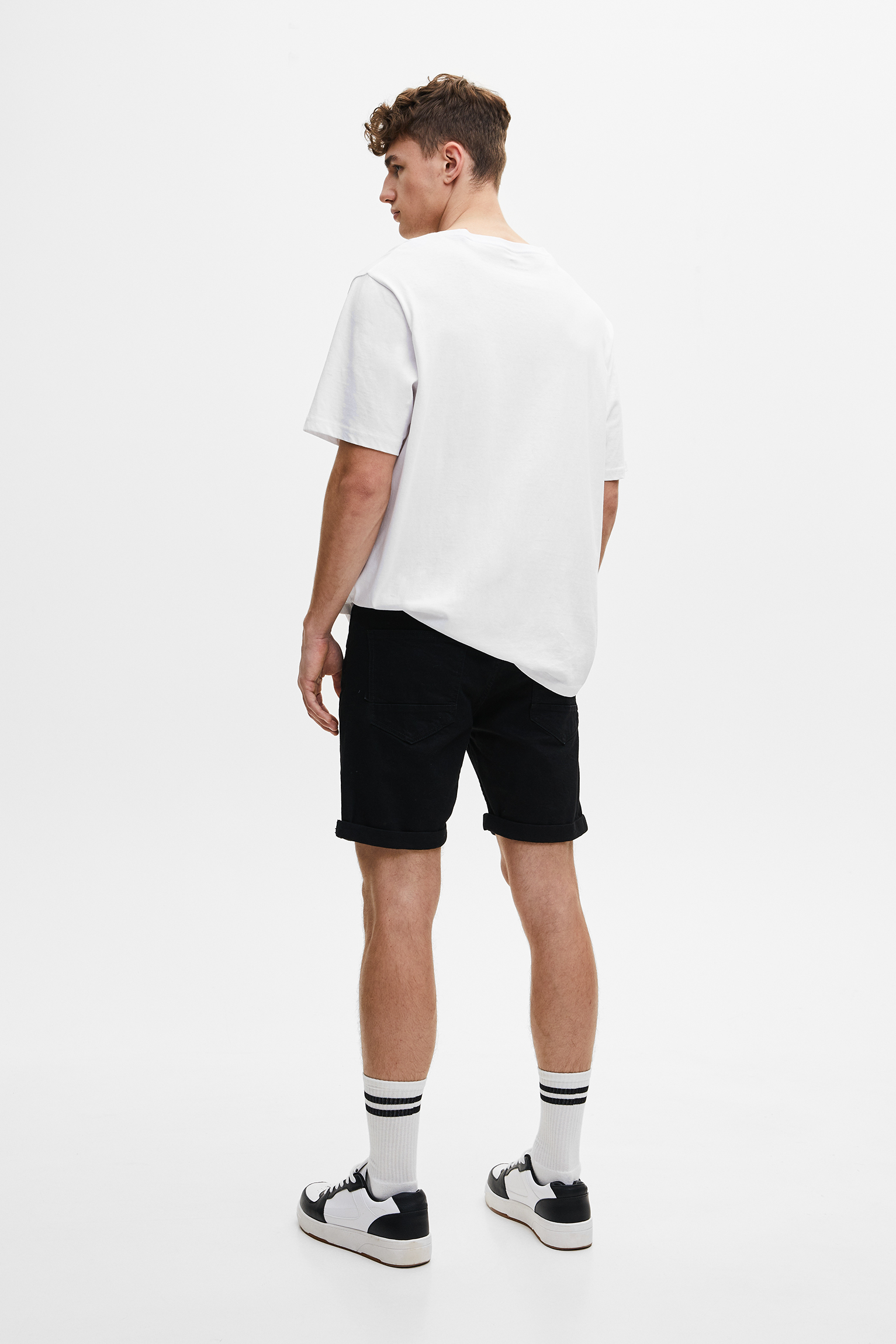 Hombre PULL\u0026BEAR Bermuda vaquera básica slim comfort fit | Bermudas \u003c  ExtraLabs Software