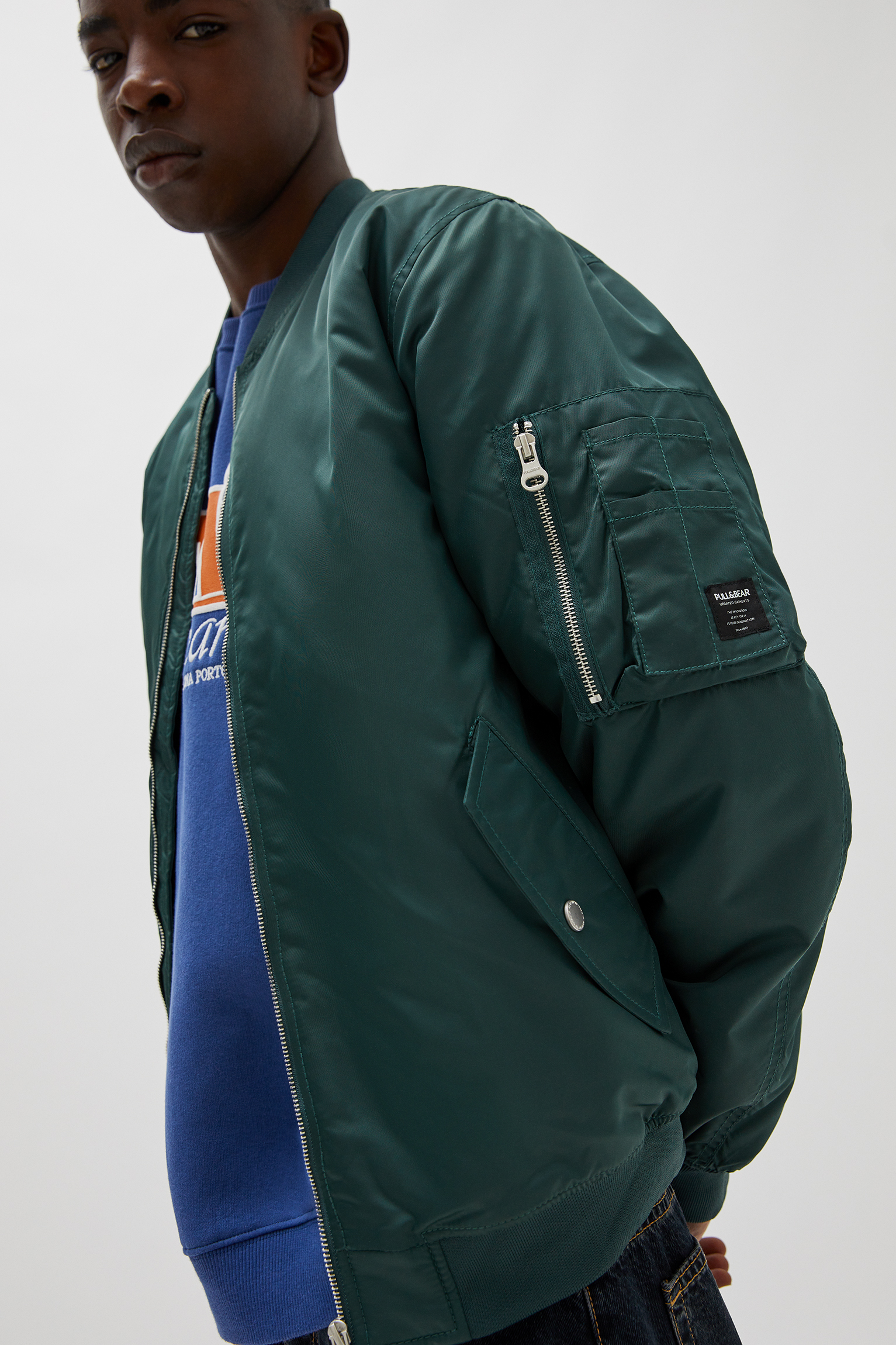 pull and bear ma1 bomber jacket