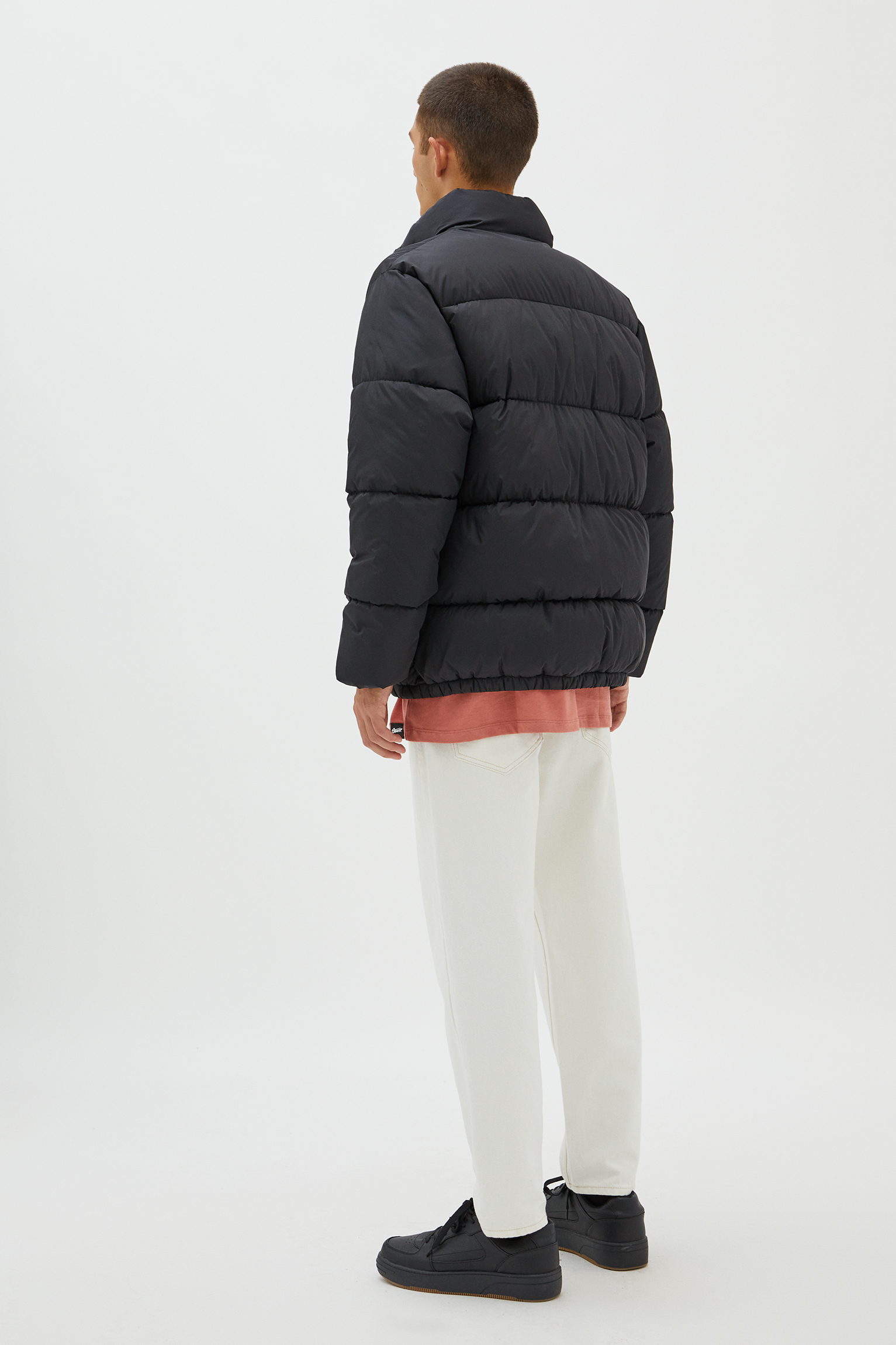 lightweight down jacket black