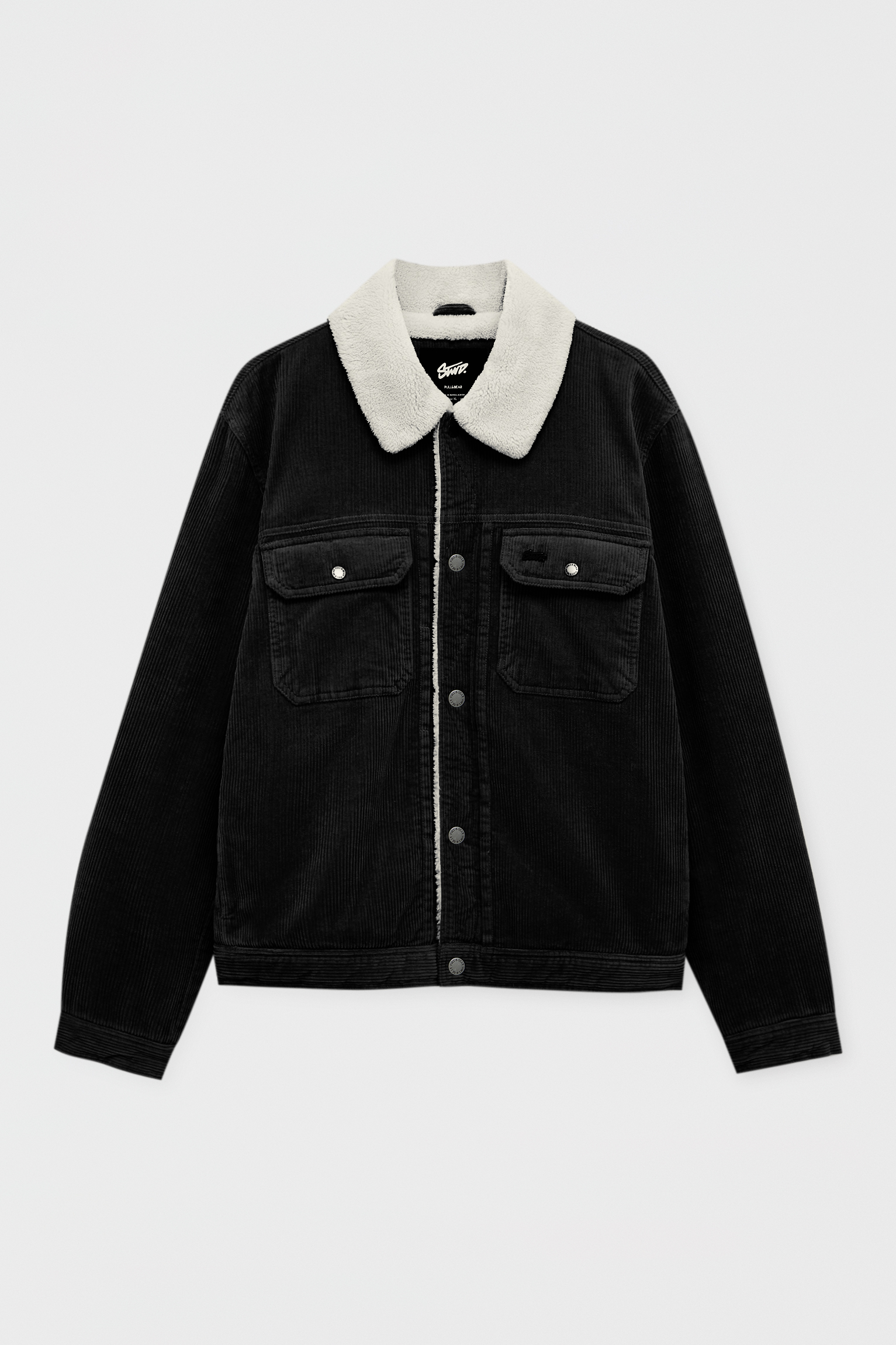 Cazadora trucker pana con borreguillo - PULL\u0026BEAR