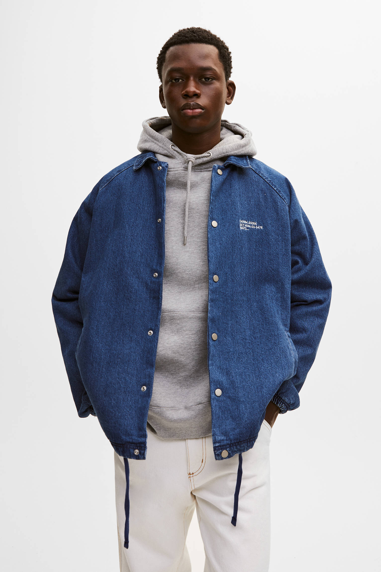 coach jacket pull and bear