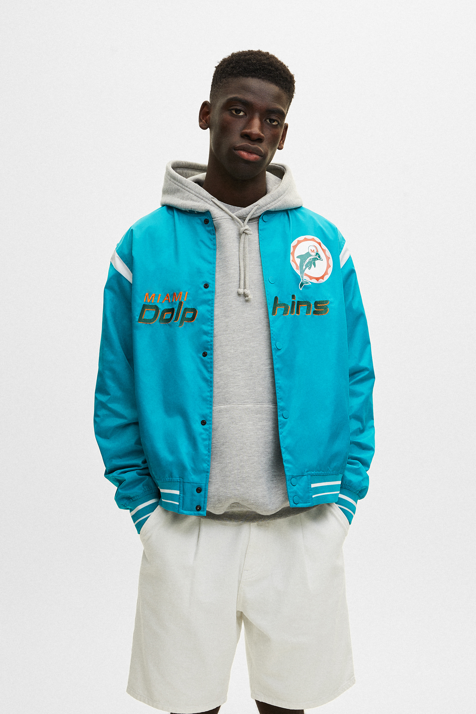 Cazadora bomber NFL Miami Dolphins - PULL\u0026BEAR