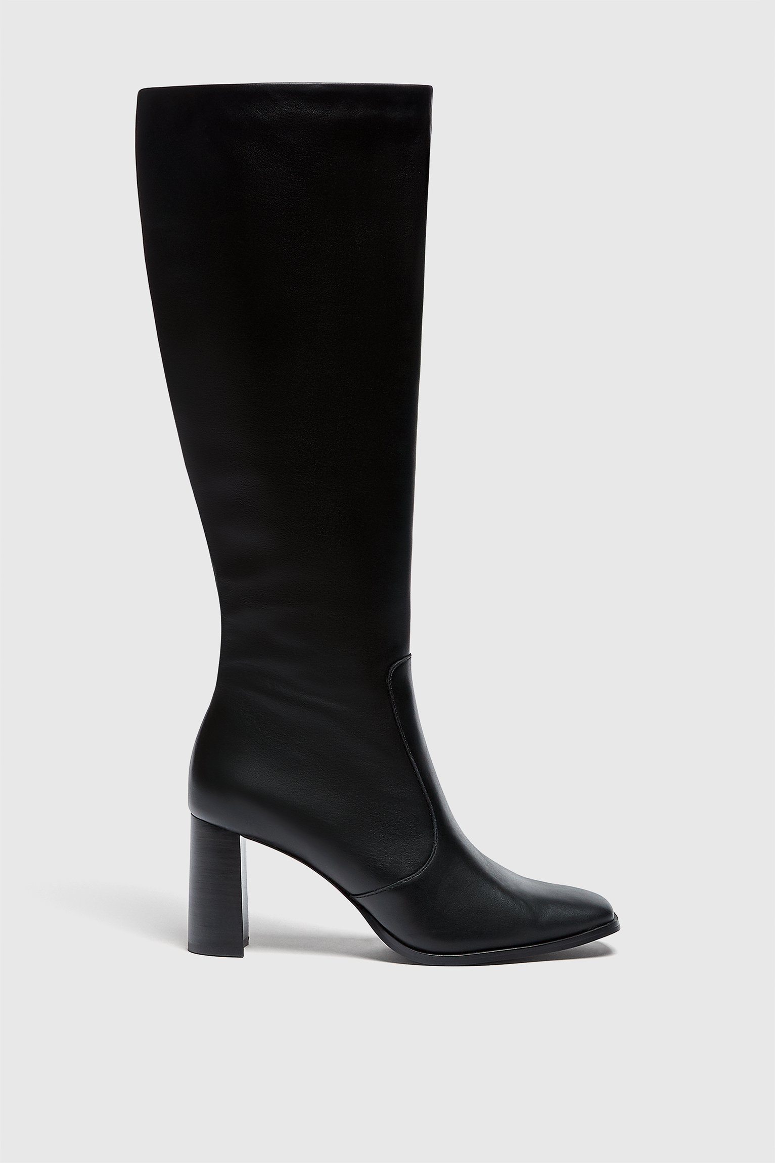 Bota tacón piel limited edition - PULL\u0026BEAR