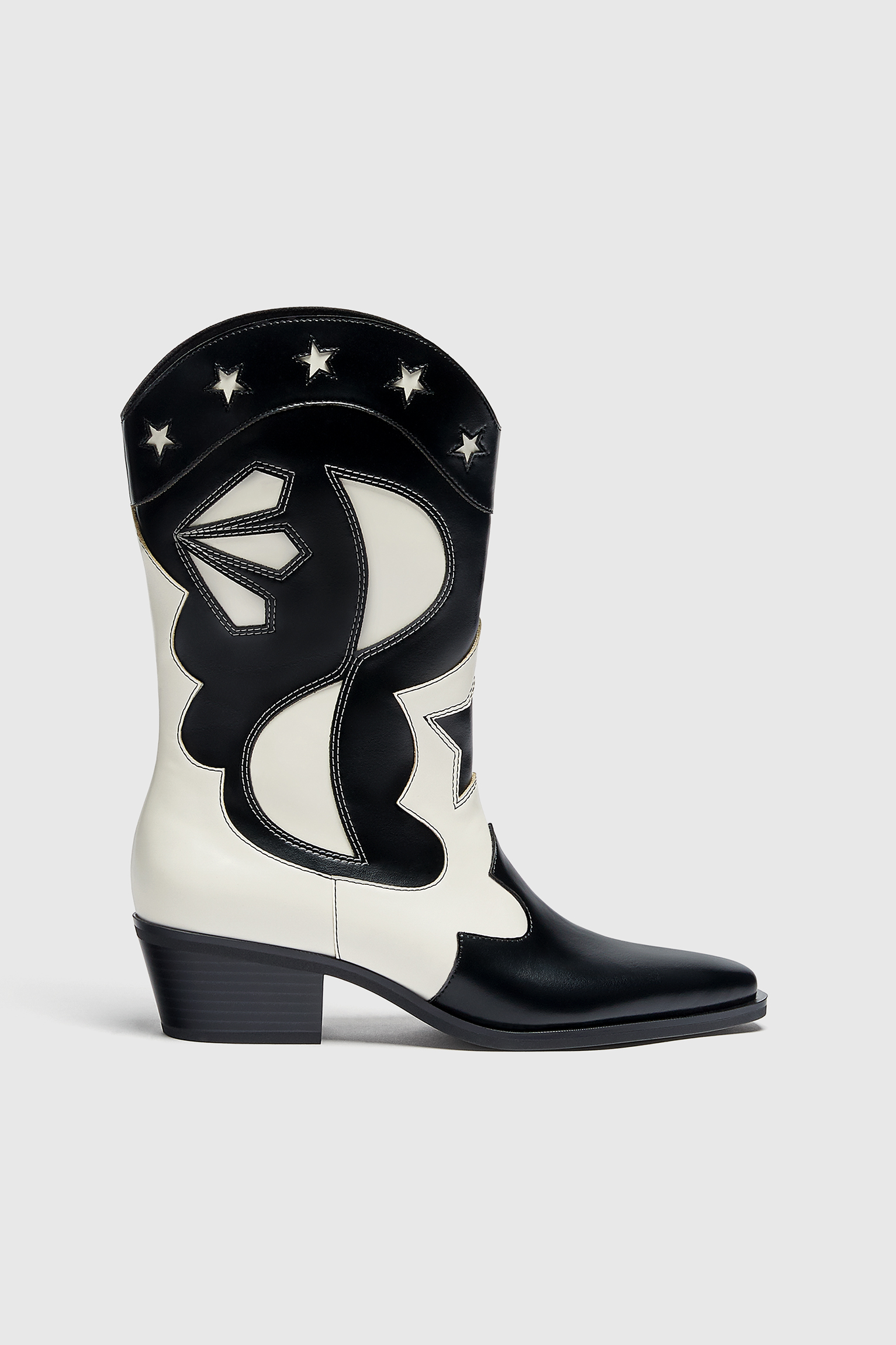 Bota cowboy peças - PULL\u0026BEAR