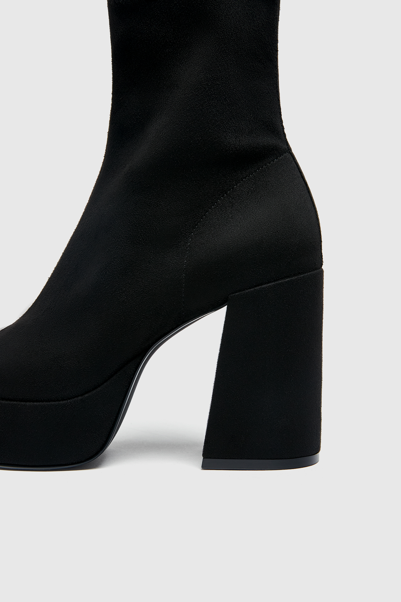 Botín tacón plataforma - PULL\u0026BEAR