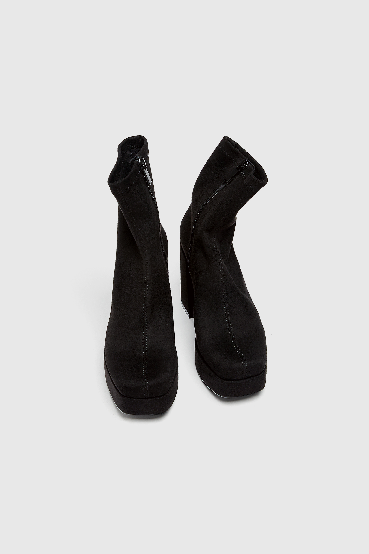 Botín tacón plataforma - PULL\u0026BEAR