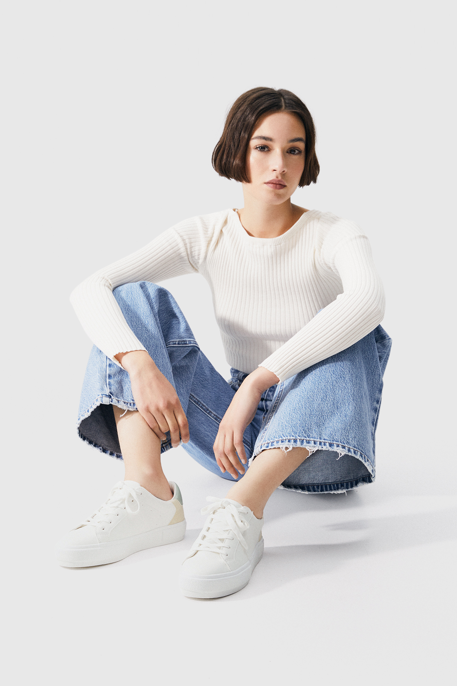 Zapatillas casual detalle talonera - PULL\u0026BEAR