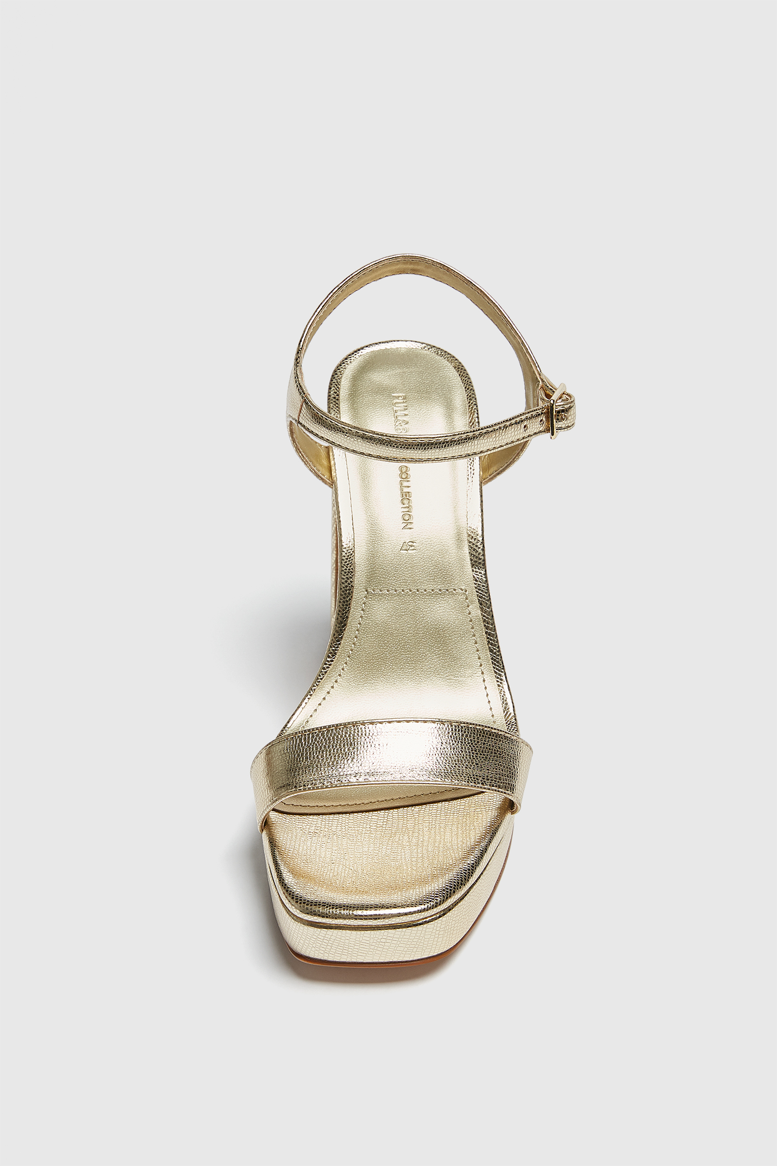 Sandalia tacón plataforma - PULL\u0026BEAR