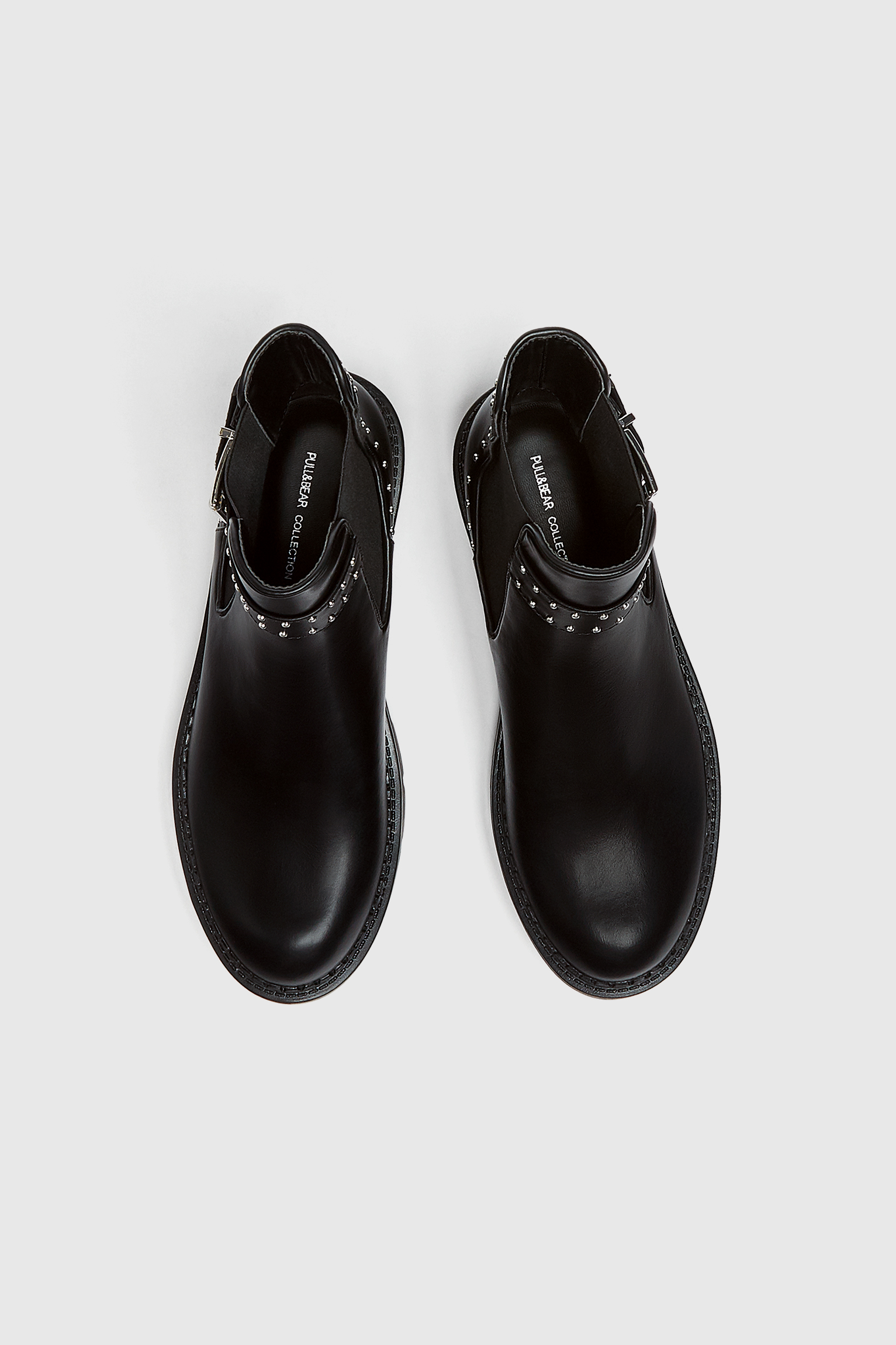 Botín suela track detalle cordón | Botas y botines PULL\u0026BEAR Mujer -  Thecampingcentral