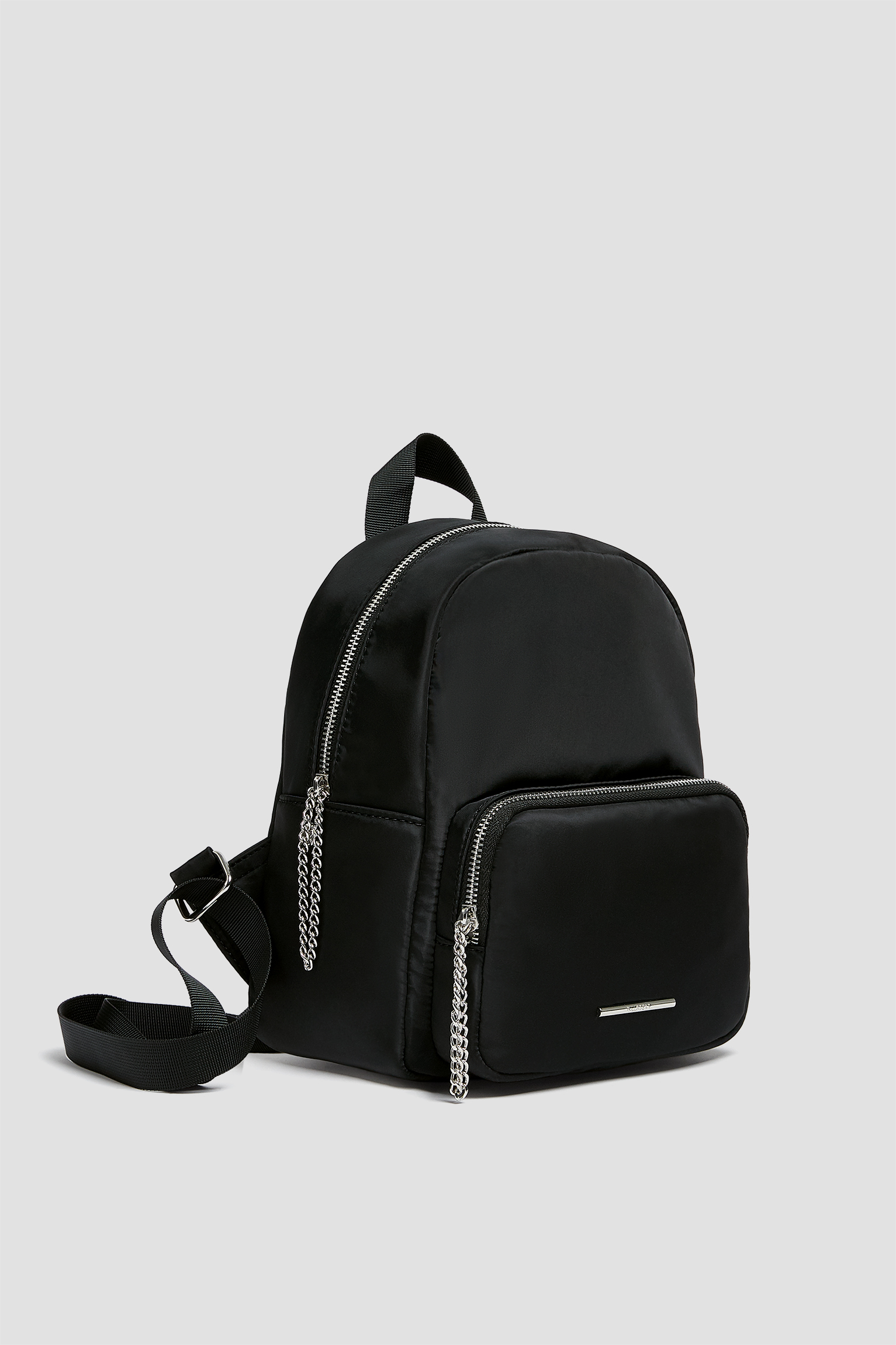 pull and bear leather backpack