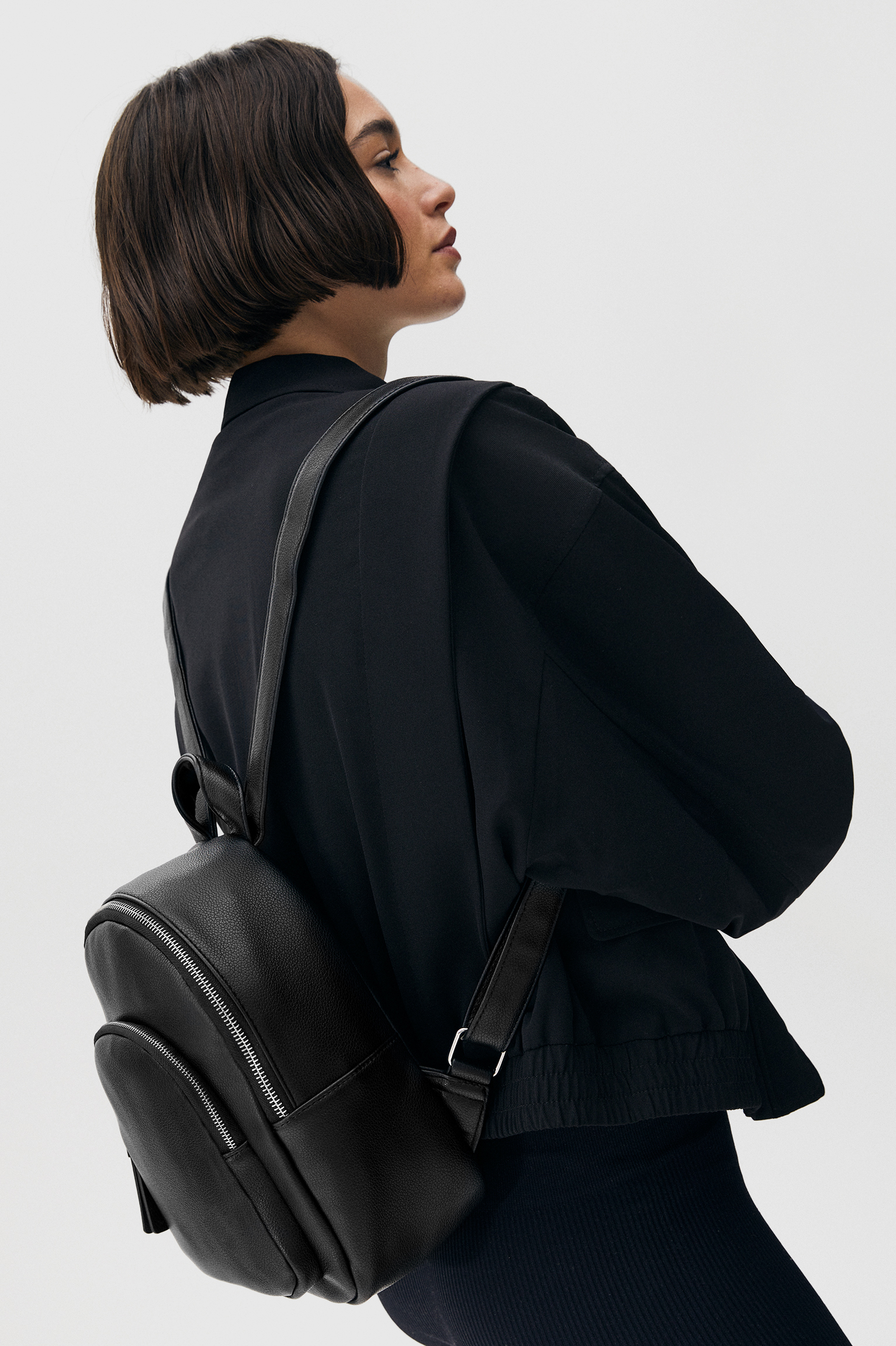 Mochila doble cremallera - PULL\u0026BEAR