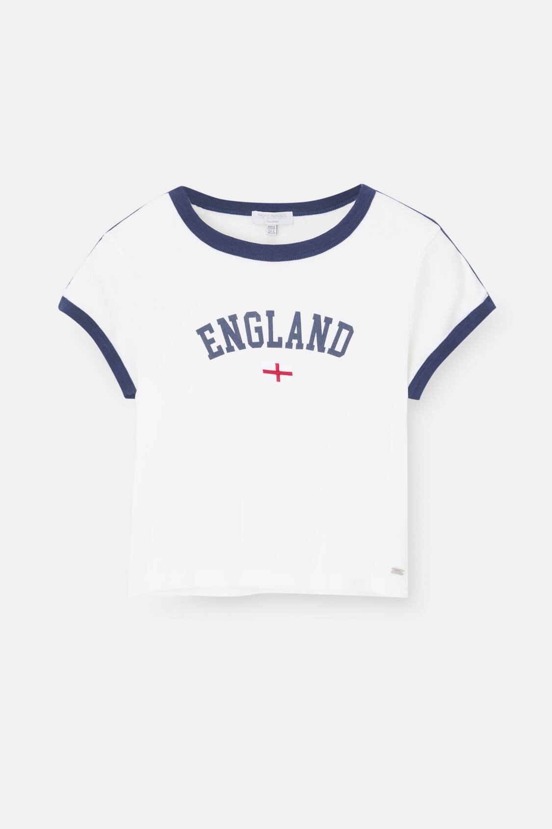 Pull&Bear Women's England Short Sleeve T-Shirt