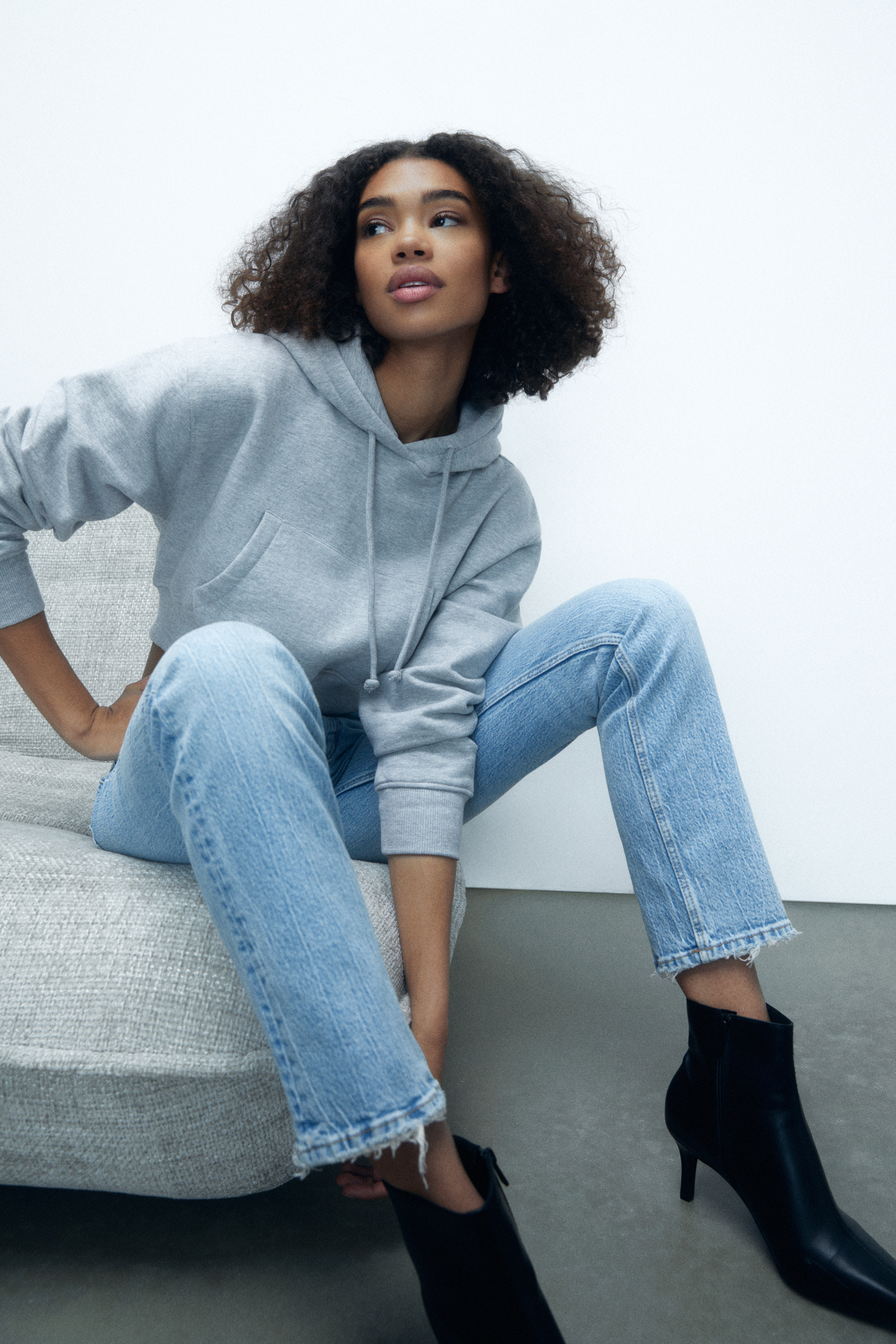 Cropped hoodie - PULLu0026BEAR