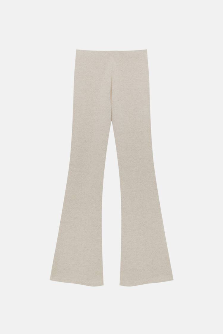 Ribbed knit trousers - PULL&BEAR