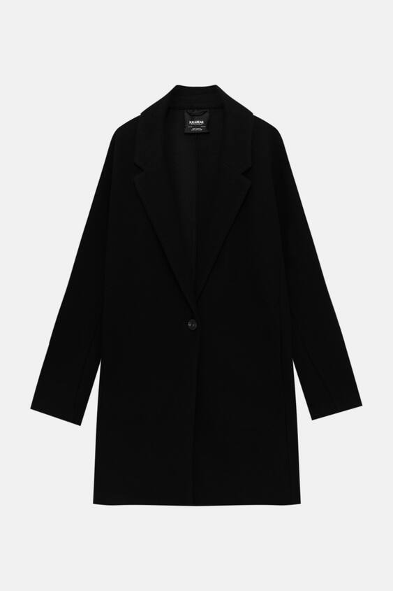 manteau noir basique