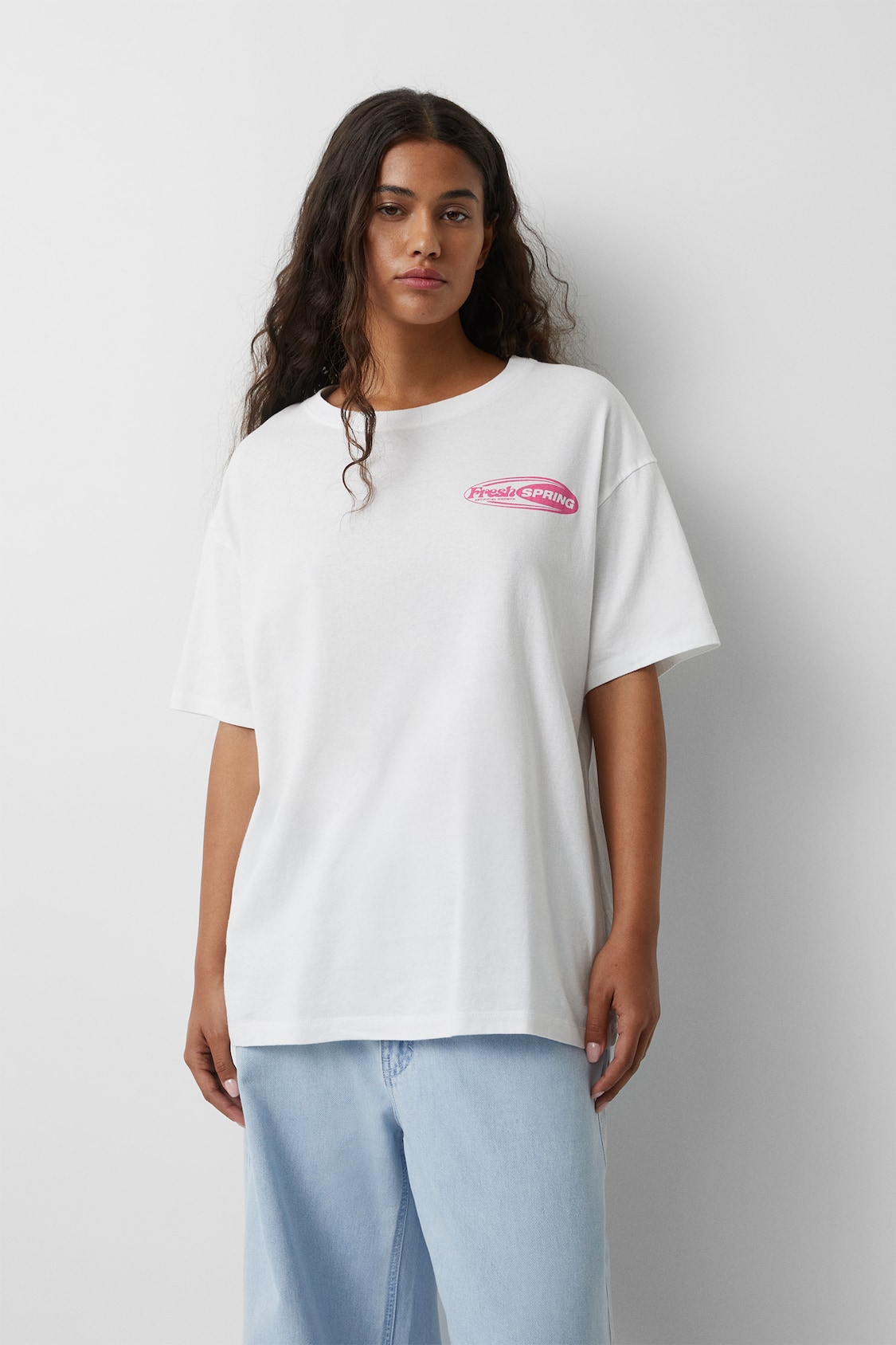 Short sleeve T-shirt with print - PULL&BEAR