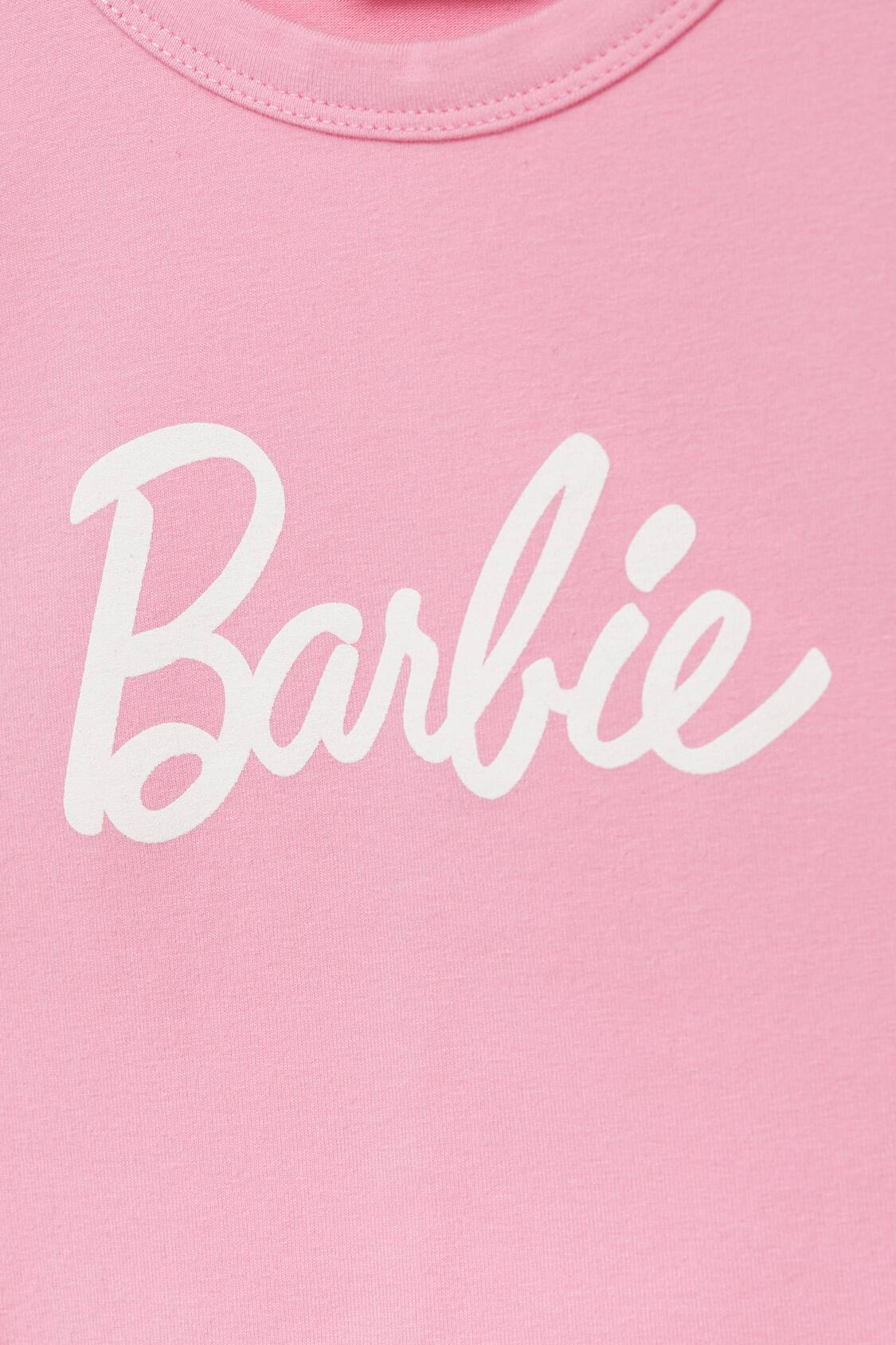 Tank top Barbie rosa PULL&BEAR