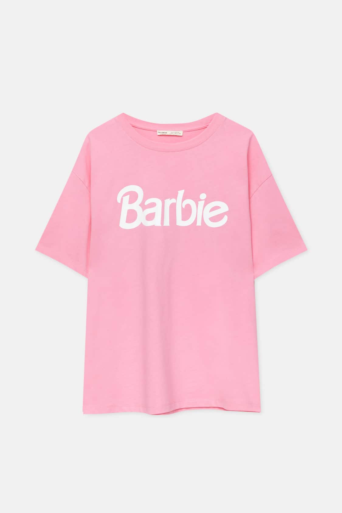 Womens ladies t shirt fashion BARBIE TEE LOGO S,M,L,XL PINK COTTON