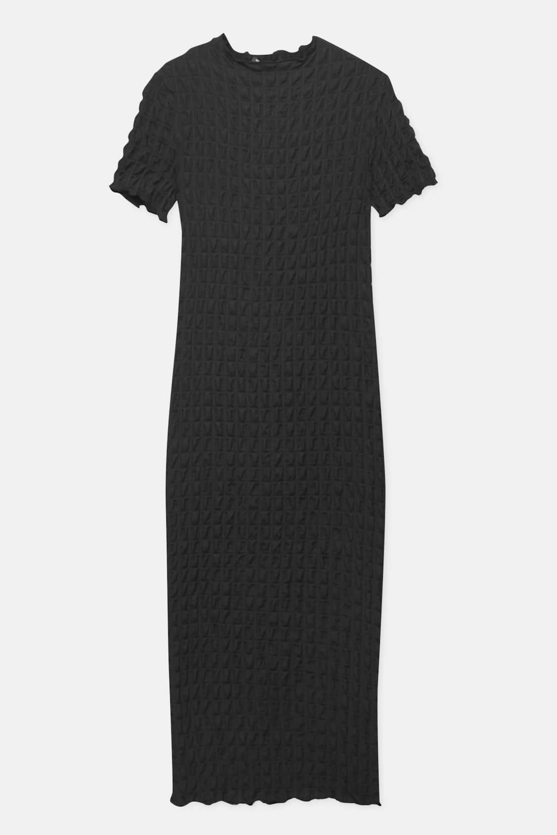 Pull&Bear Women's' White Short Black Dress