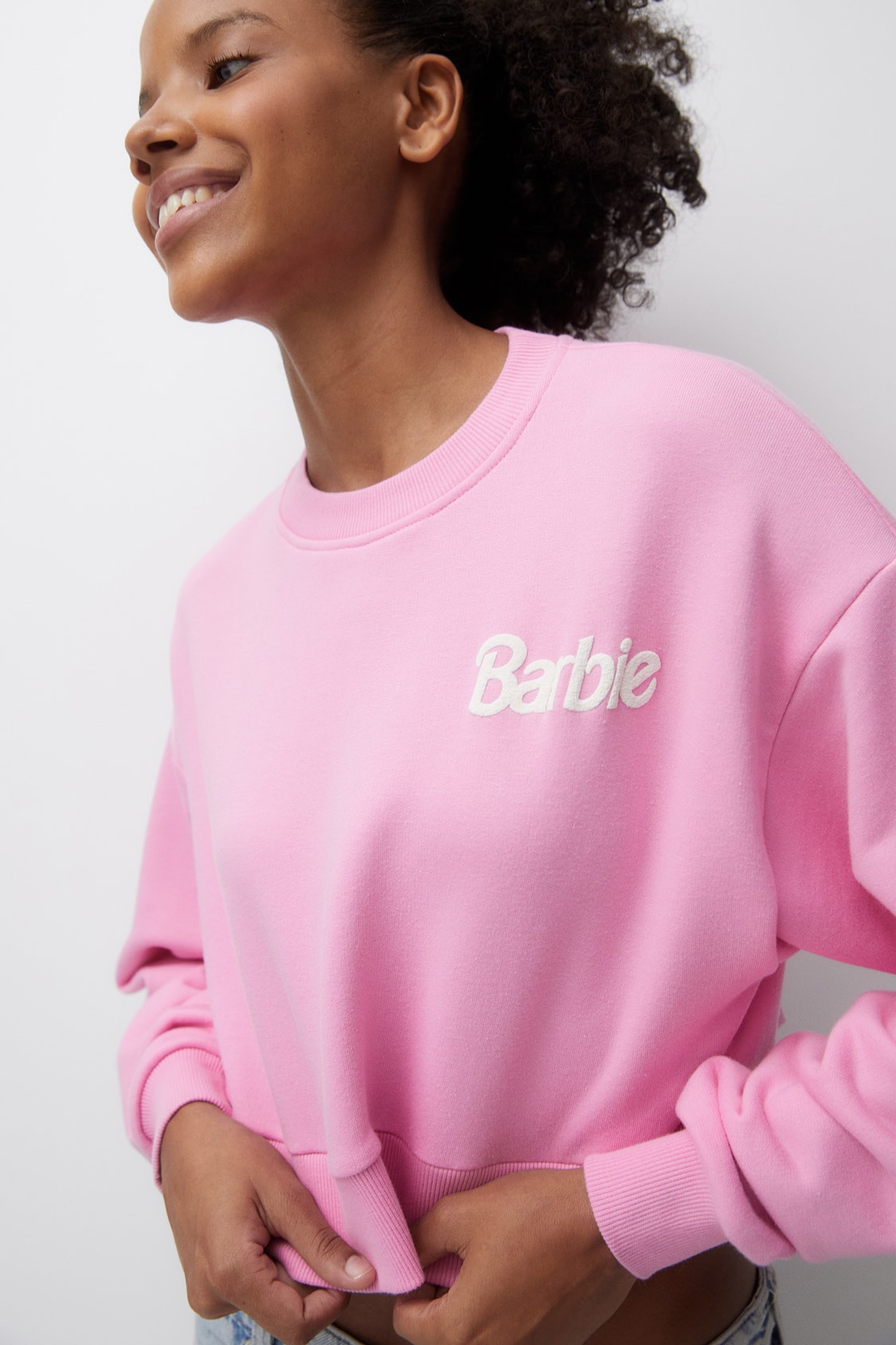 How to Make a Barbie Cropped Sweatshirt with Adidas Branding 