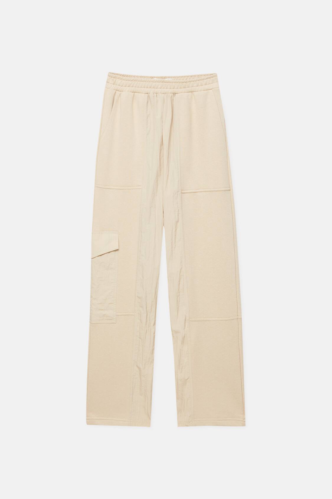 Contrast cargo trousers - PULL&BEAR