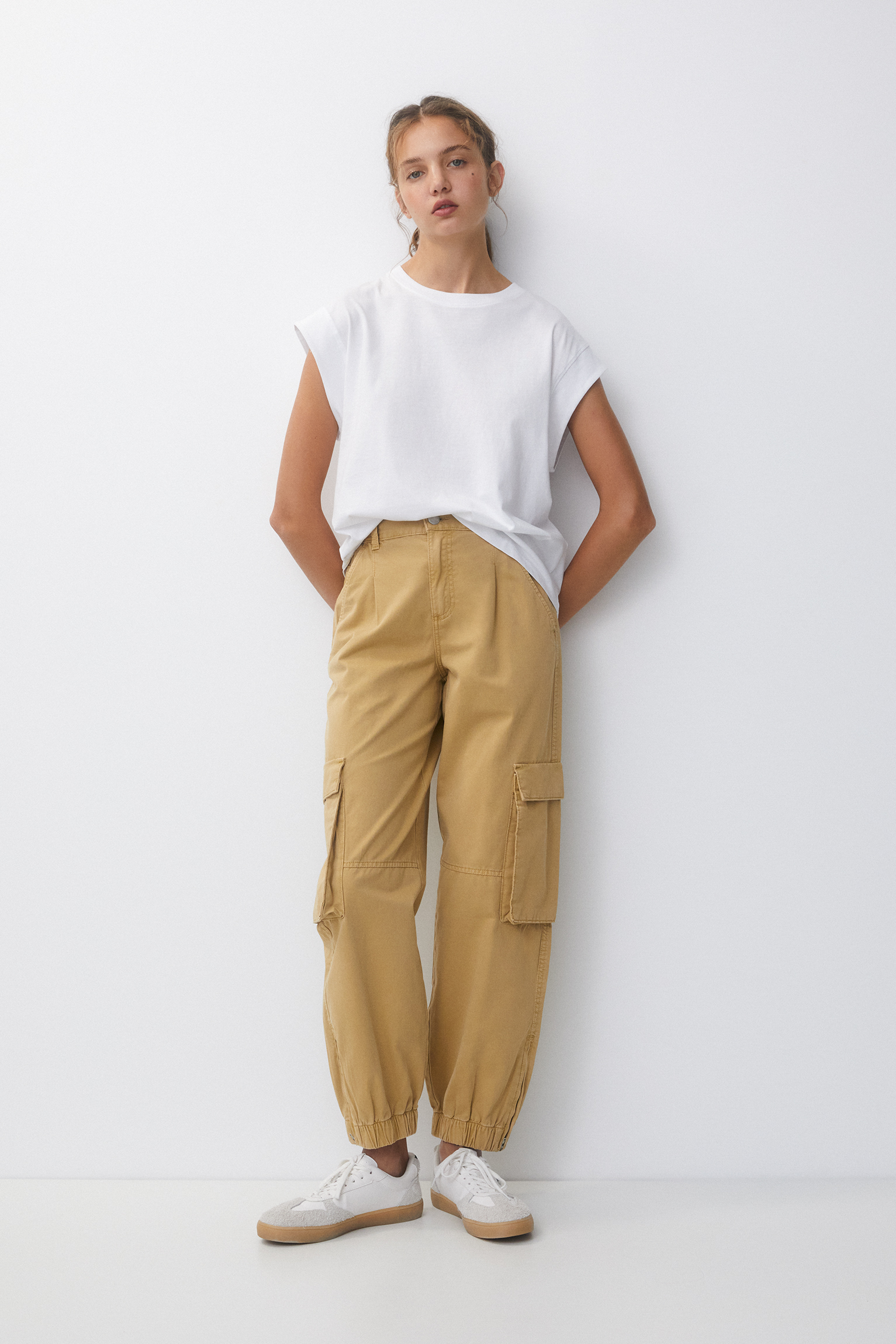 SEE SEE BAGGY CHINO BEIGE Lサイズ