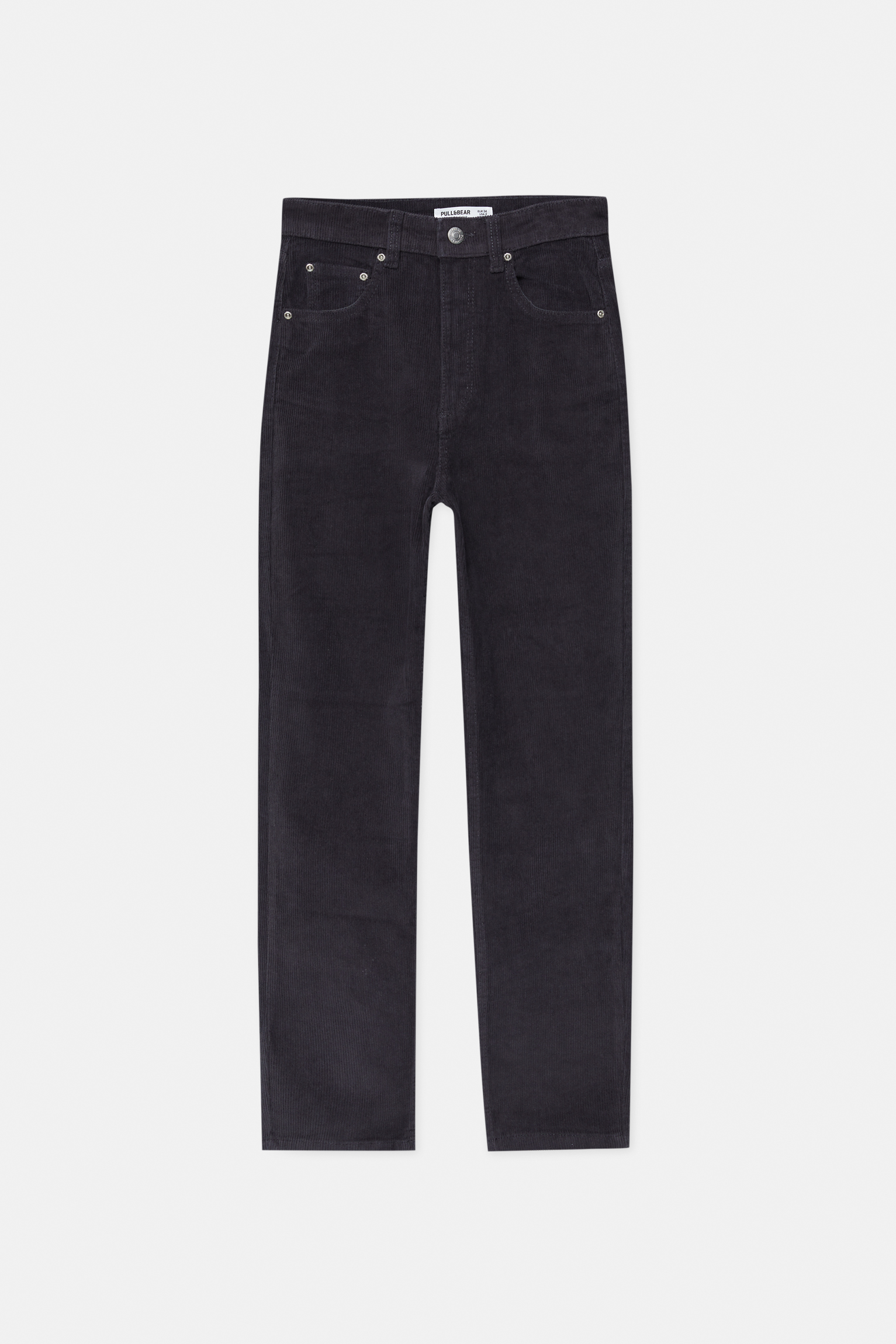Faux leather flared trousers - PULL&BEAR