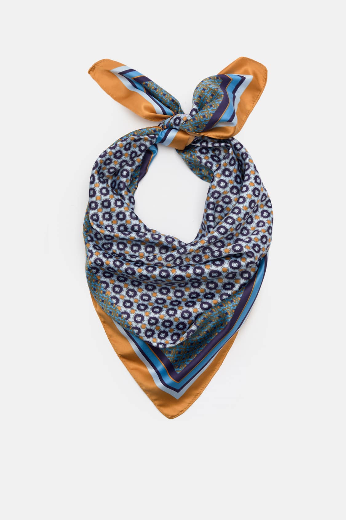 Geometric satin scarf - PULL&BEAR