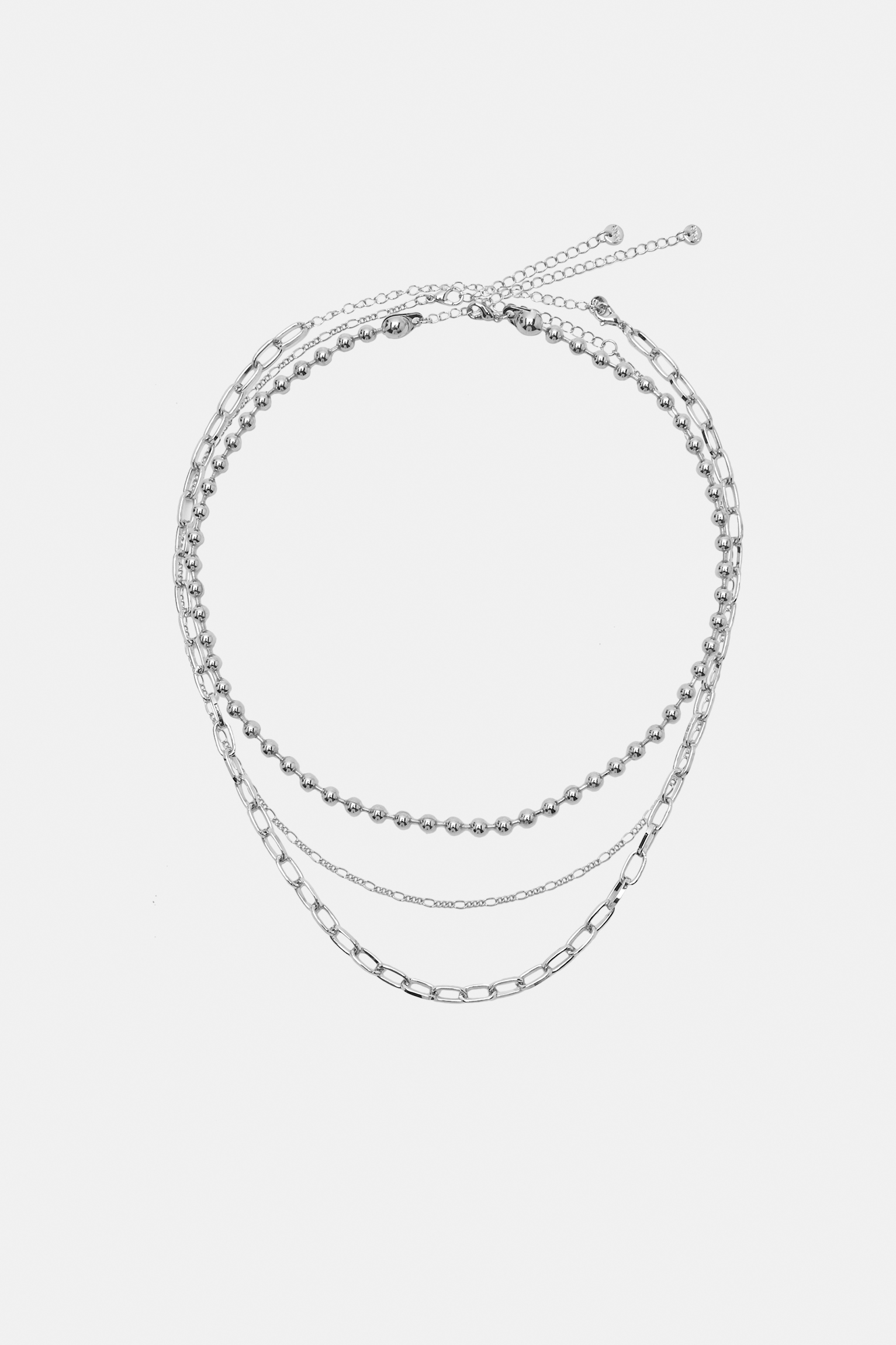 The Jewels - Round Sterling Silver Dholki Beads Necklace – shopthejewels.in