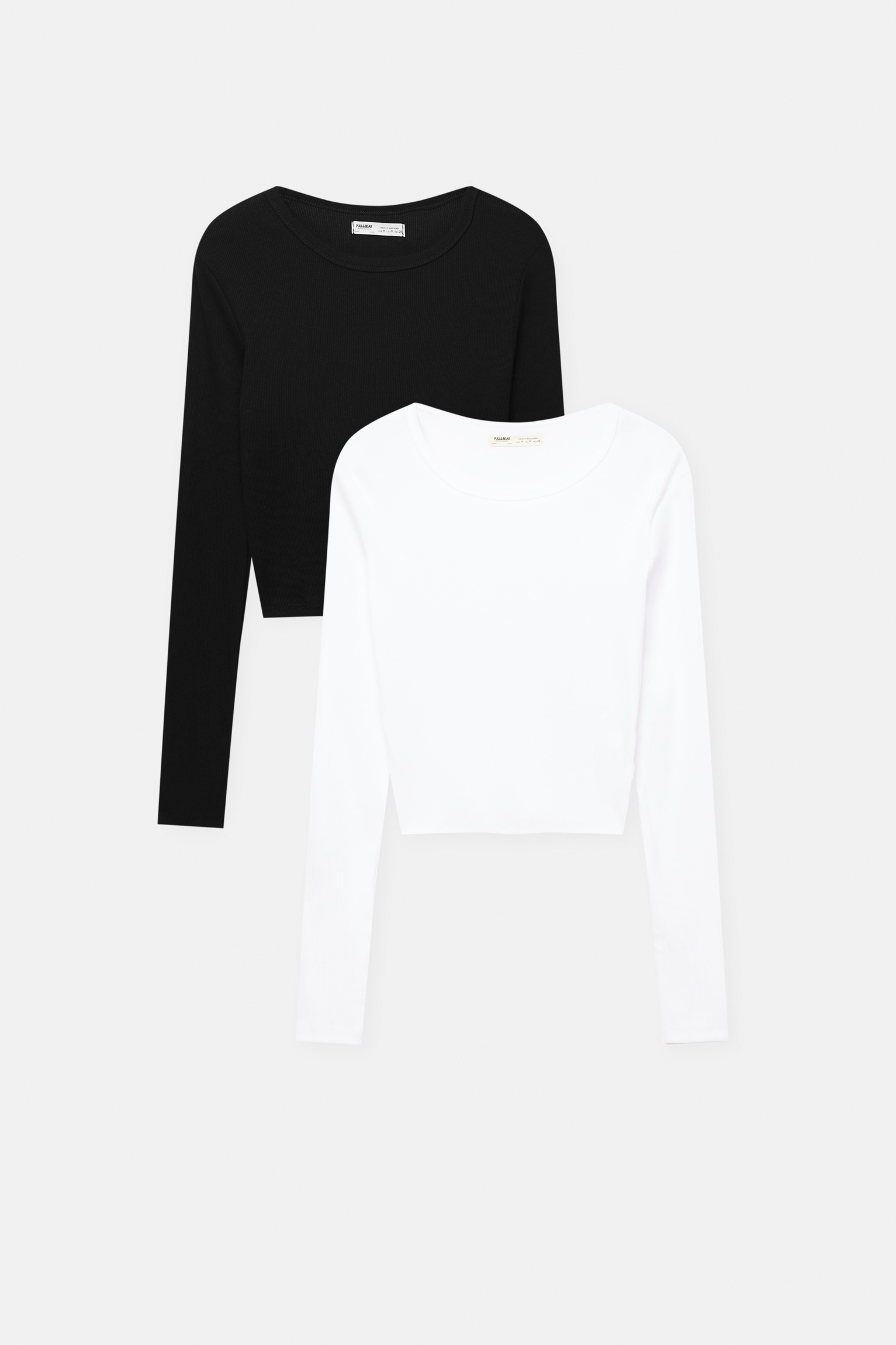 2-pack of long sleeve T-shirts - pull&bear