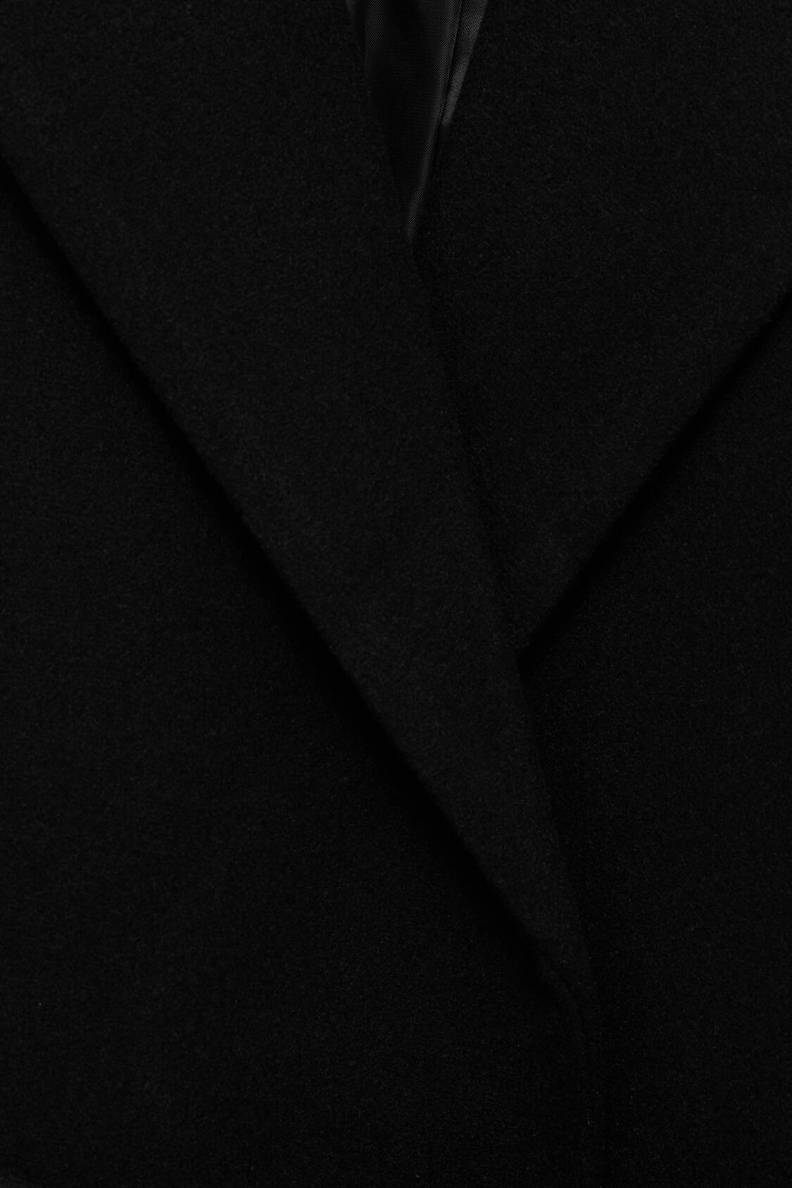Manteau ceinturé en laine hopsack - Prêt-à-porter de luxe, Femme 1ABQVJ