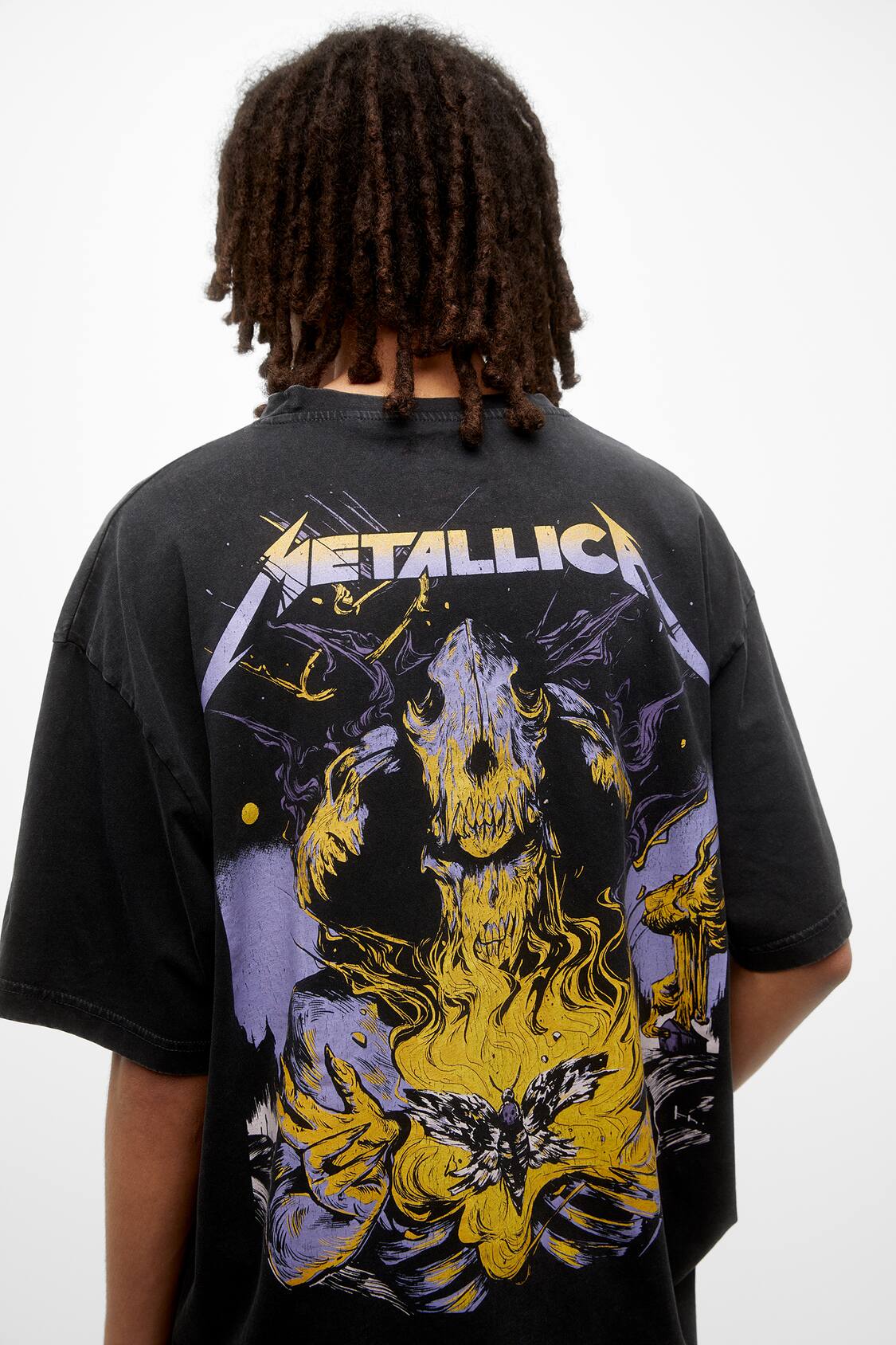 cobertura paquete Demonio Short sleeve Metallica T-shirt - pull&bear