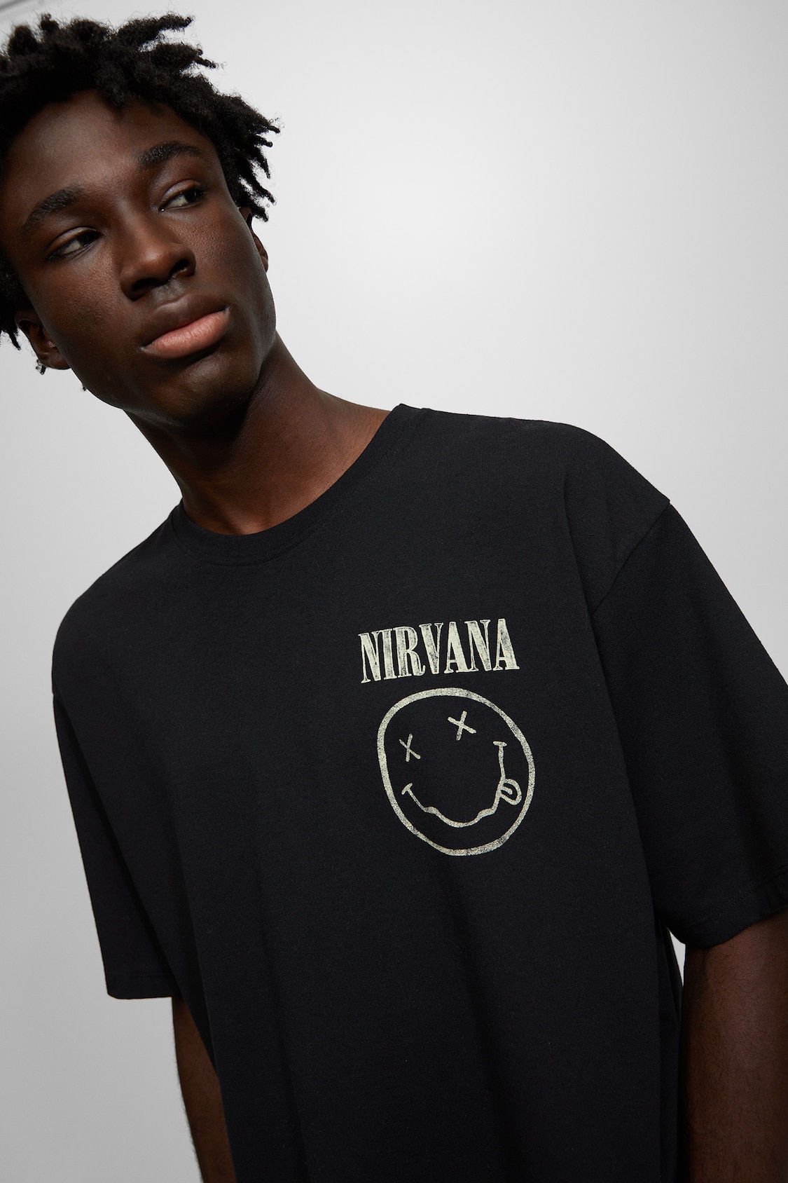 Sinceramente pared pegar Camiseta Nirvana - PULL&BEAR