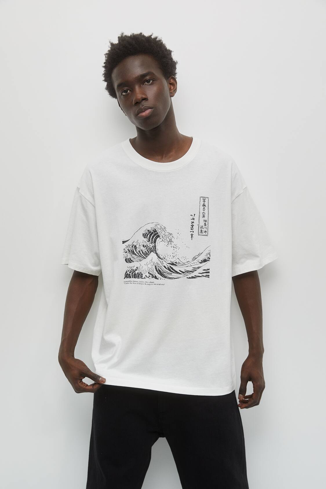 Ansættelse Alfabetisk orden hoste Hokusai T-shirt - pull&bear