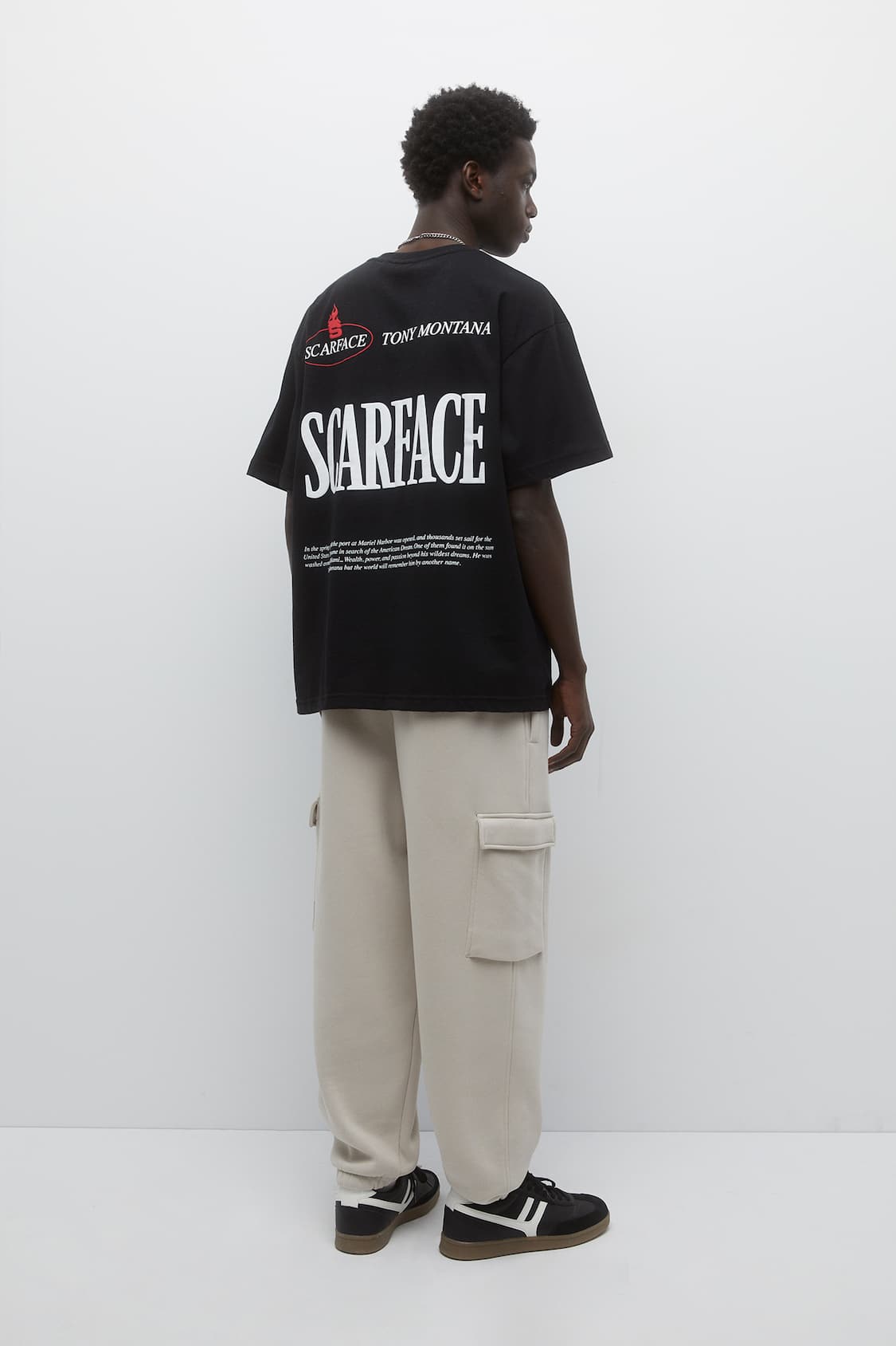 Short sleeve Scarface T-shirt pull&bear