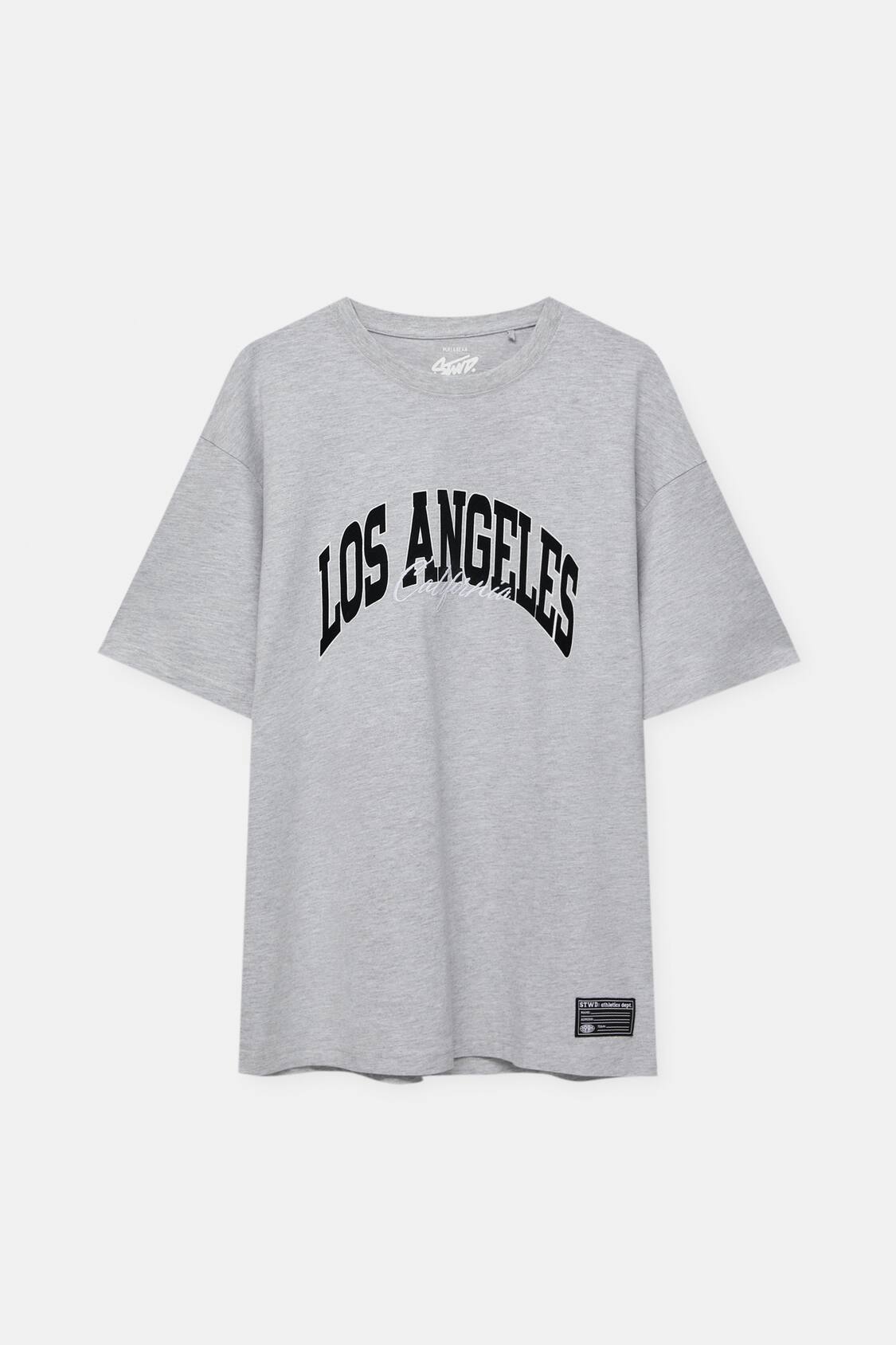 Los Angeles print T-shirt - pull&bear