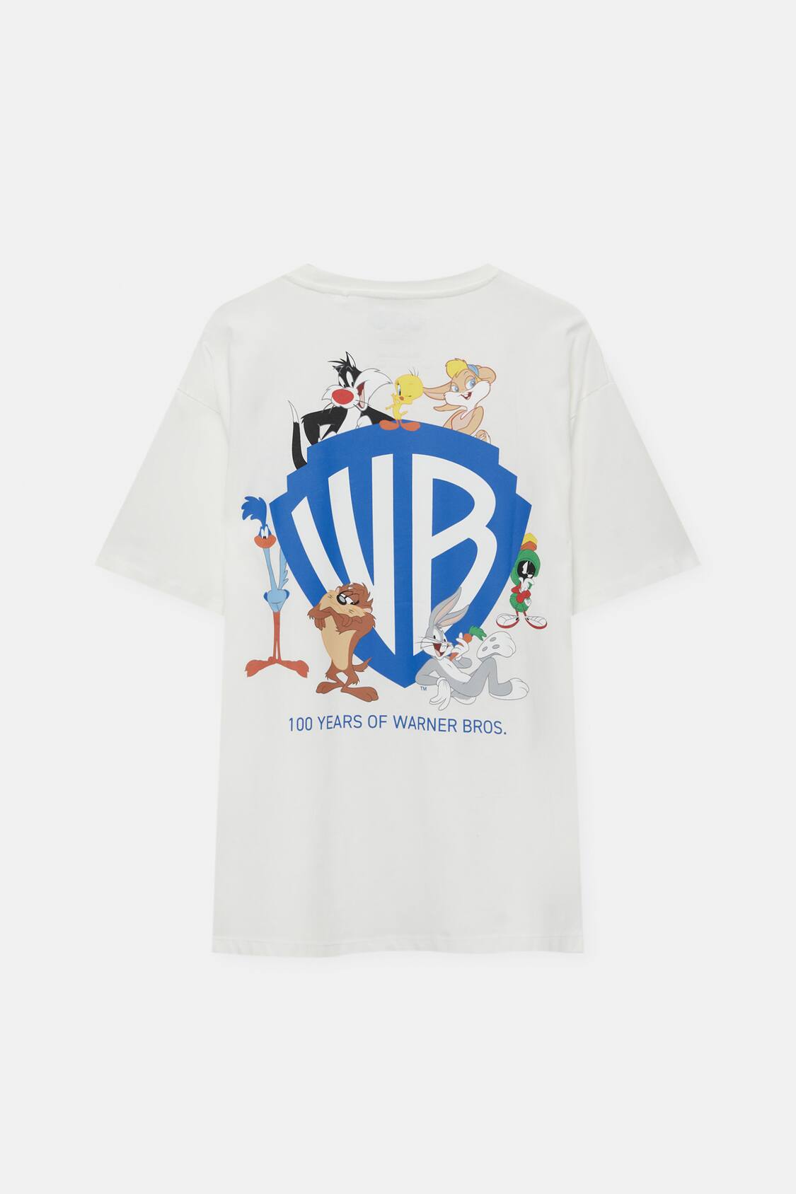 kul Fakultet Opmærksom 100 years of Warner Bros T-shirt - PULL&BEAR
